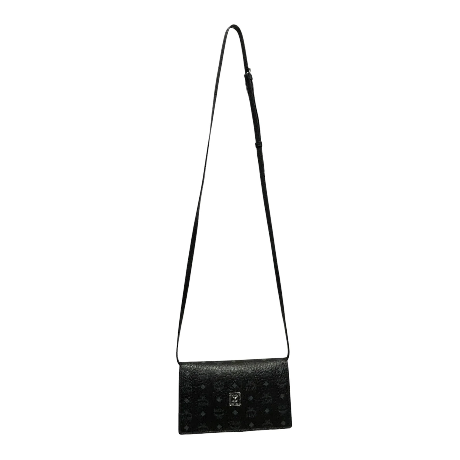 MCM/Cross Body Bag/Monogram/Leather/BLK/VISETOS