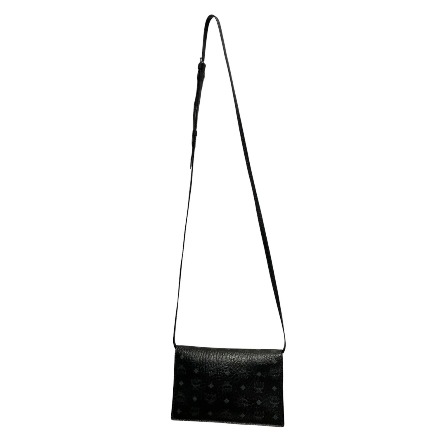 MCM/Cross Body Bag/Monogram/Leather/BLK/VISETOS