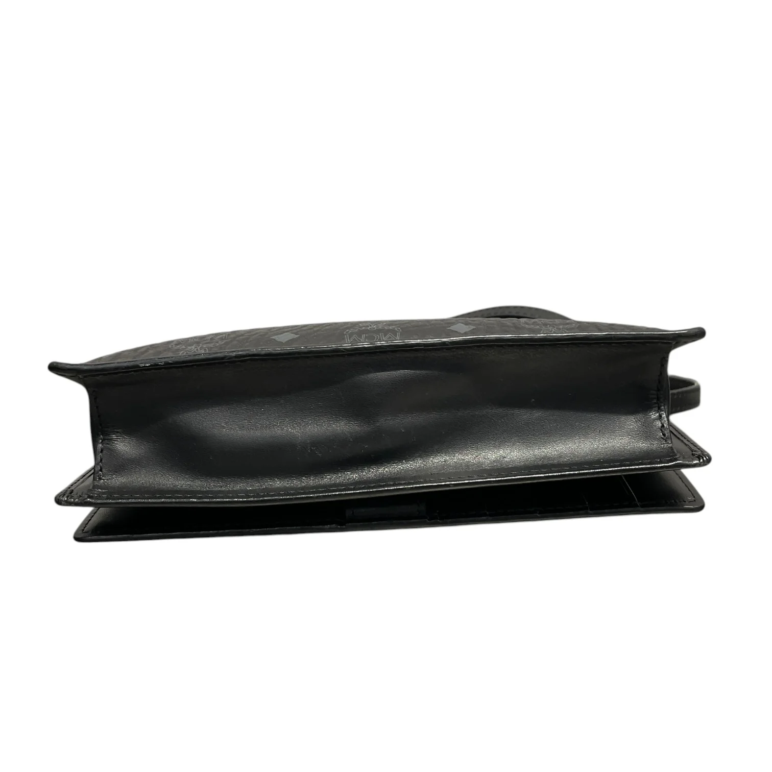 MCM/Cross Body Bag/Monogram/Leather/BLK/VISETOS