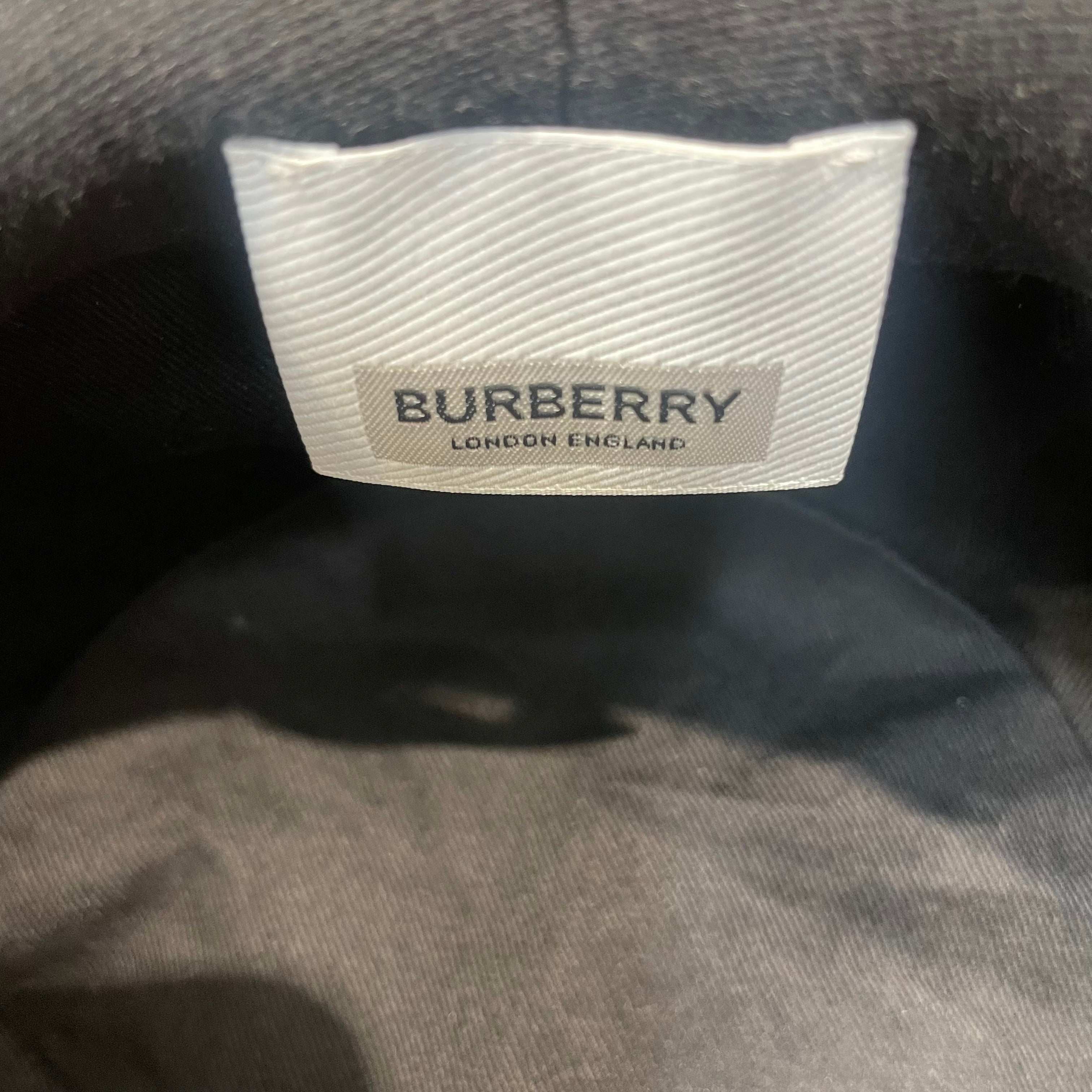 BURBERRY/Bucket Hat/L/Glen Check/Cotton/CML/Nova