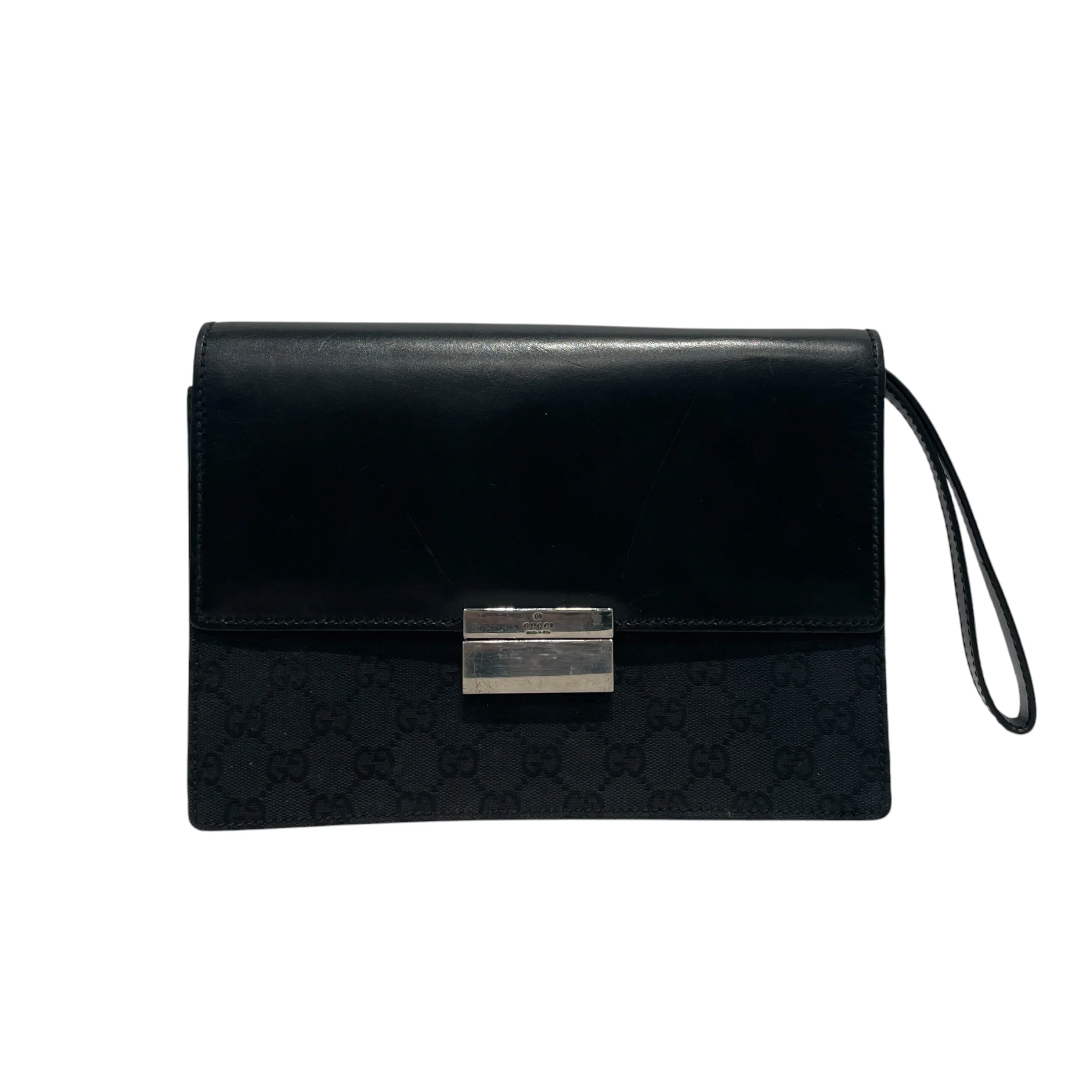 1500-gucci-bag-leather-blk-monogram-envelope-clutch-1.webp GUCCI/Bag/Leather/BLK/MONOGRAM ENVELOPE CLUTCH