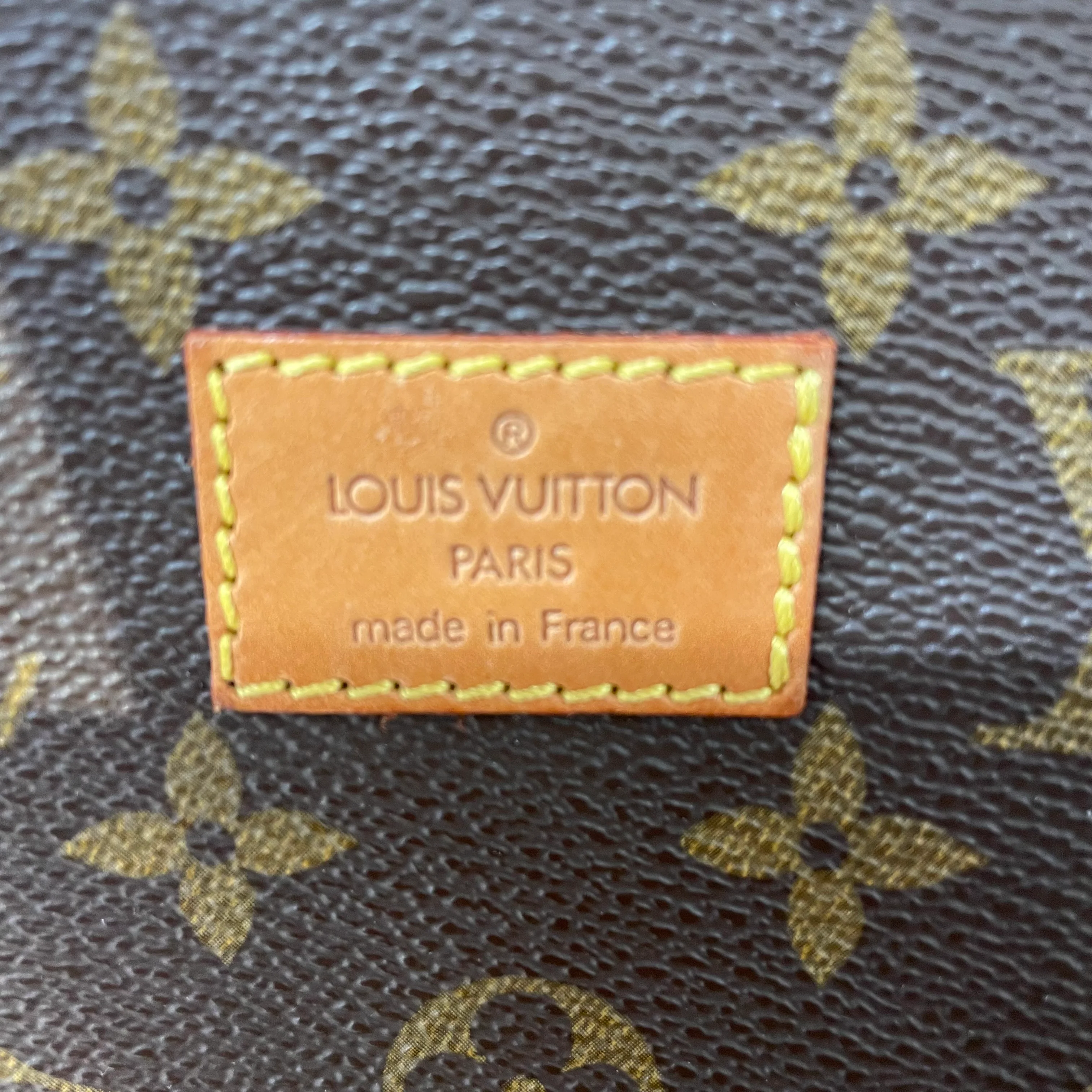 LOUIS VUITTON/Cross Body Bag/Monogram/Leather/BRW/Saumur 35