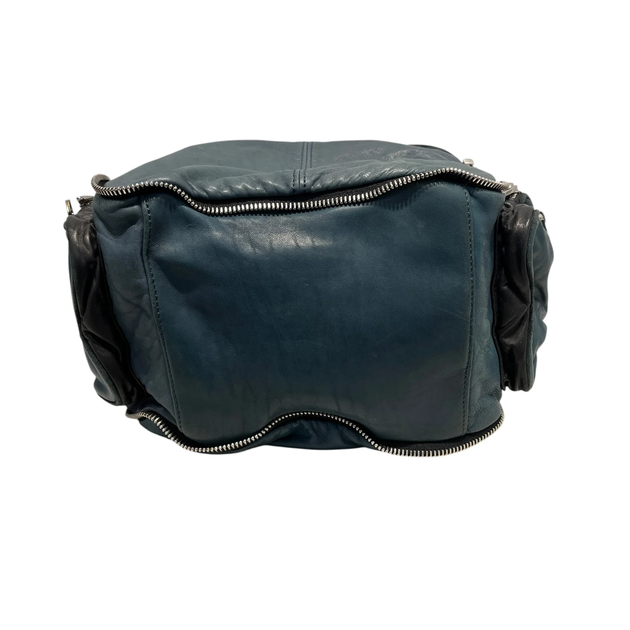 Alexander Wang/Bag/Leather/BLU/SHOULDER BAG ZIPPERS