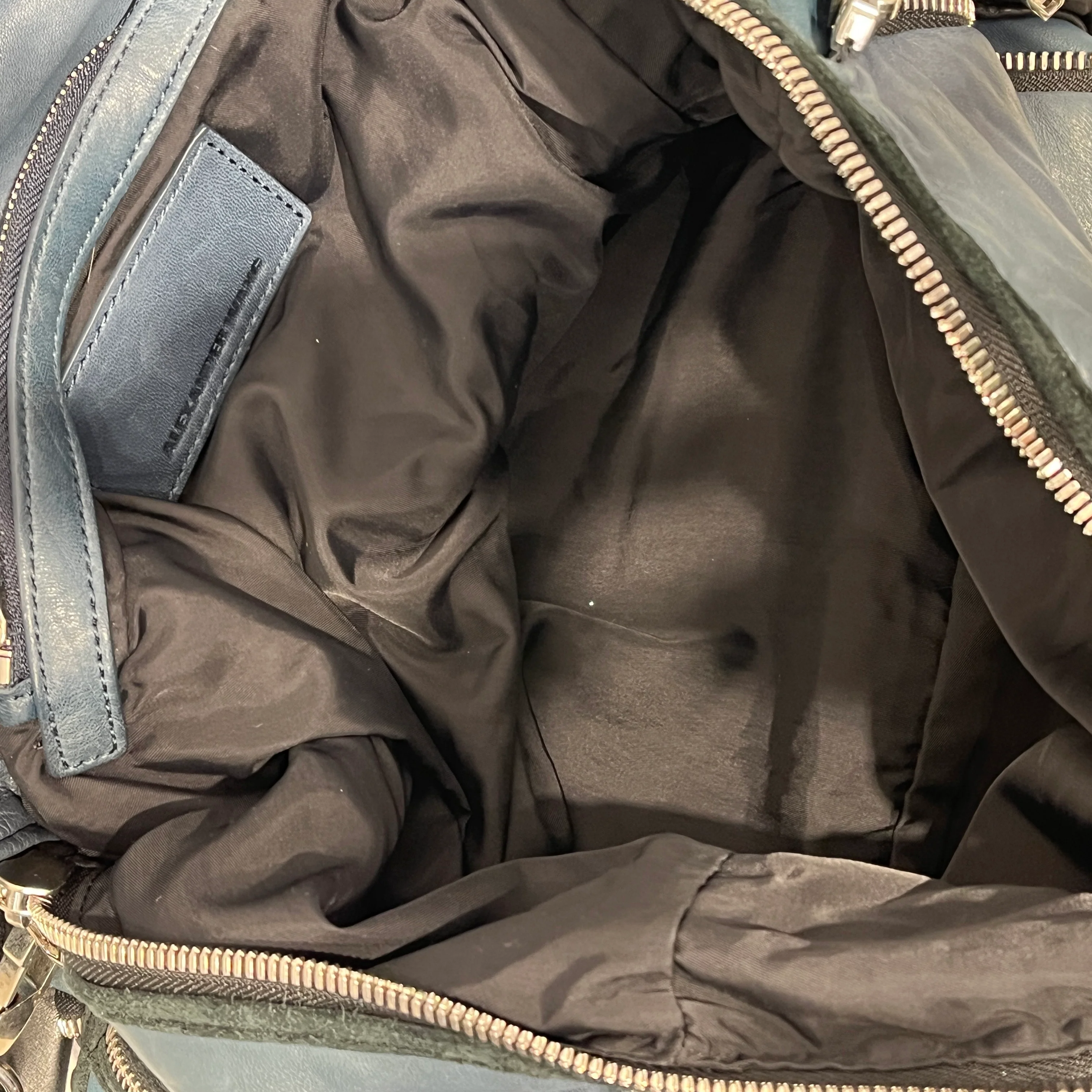 Alexander Wang/Bag/Leather/BLU/SHOULDER BAG ZIPPERS