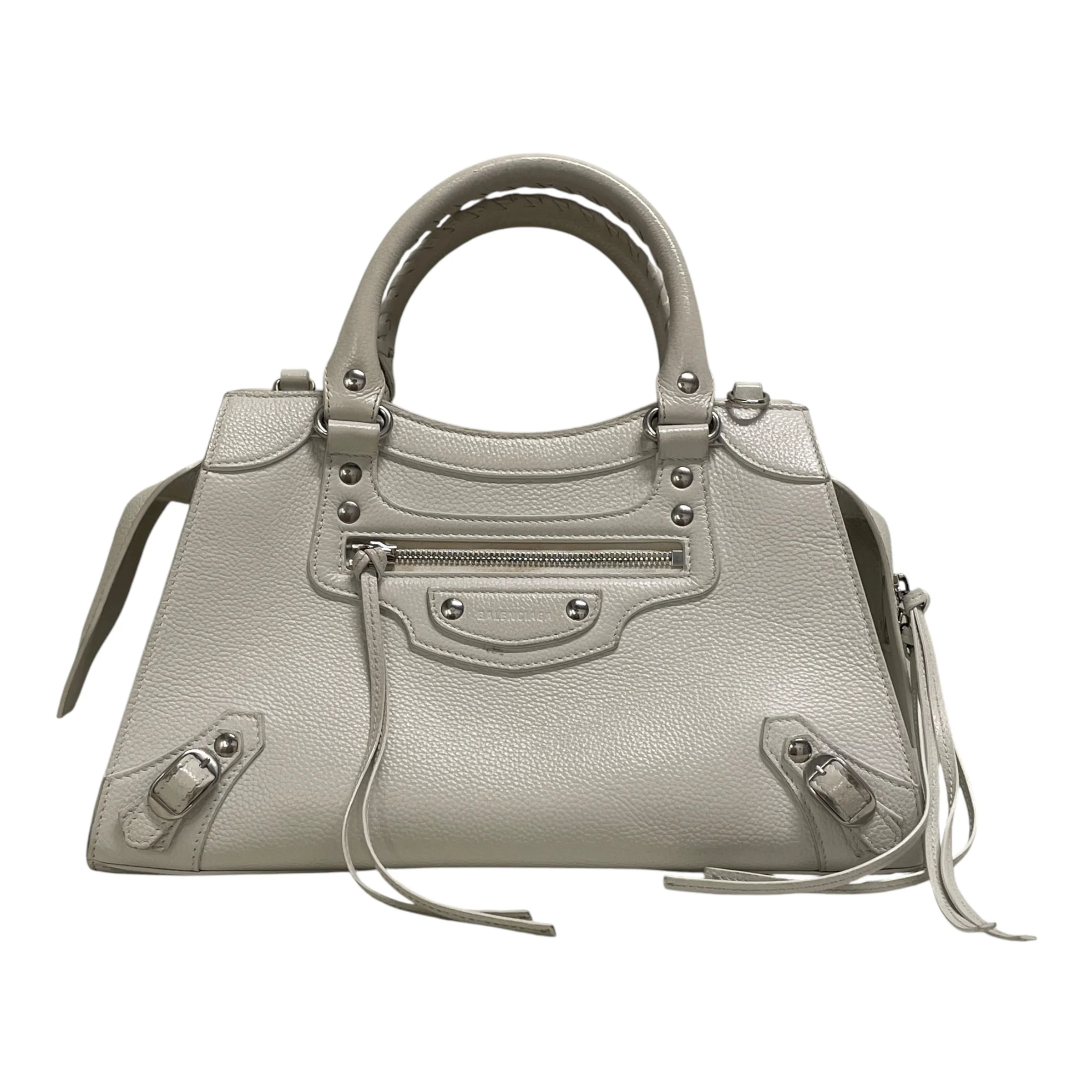 BALENCIAGA/Bag/Leather/WHT/kv486q7