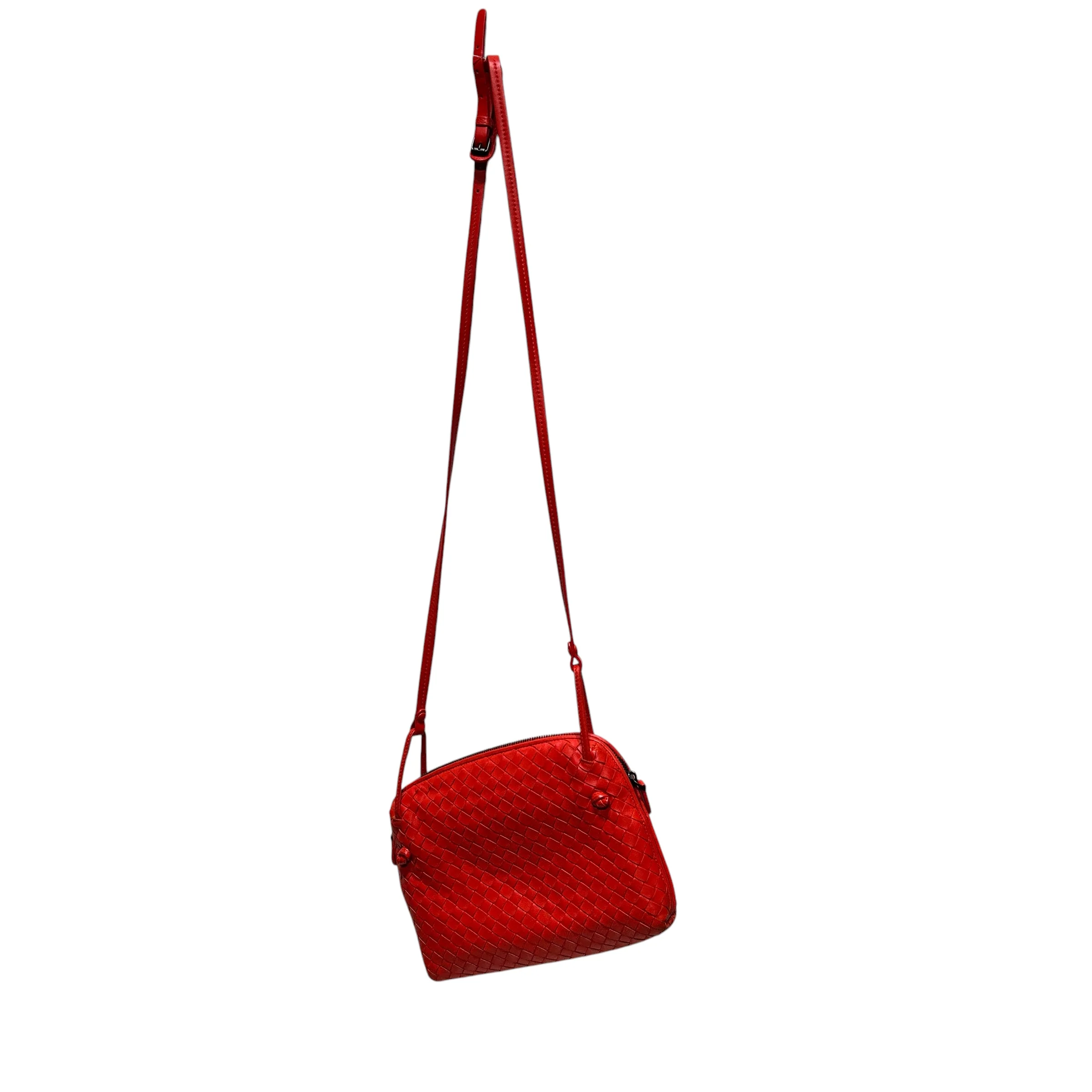 BOTTEGA VENETA/Cross Body Bag/Leather/RED/