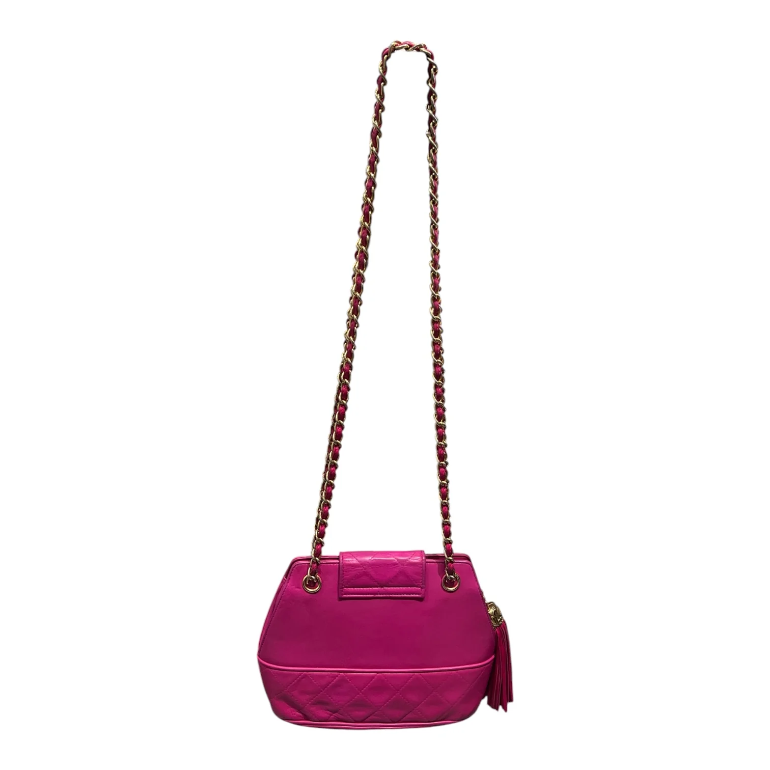 CHANEL/Bag/Leather/PNK/TASSLE KEYCHAIN