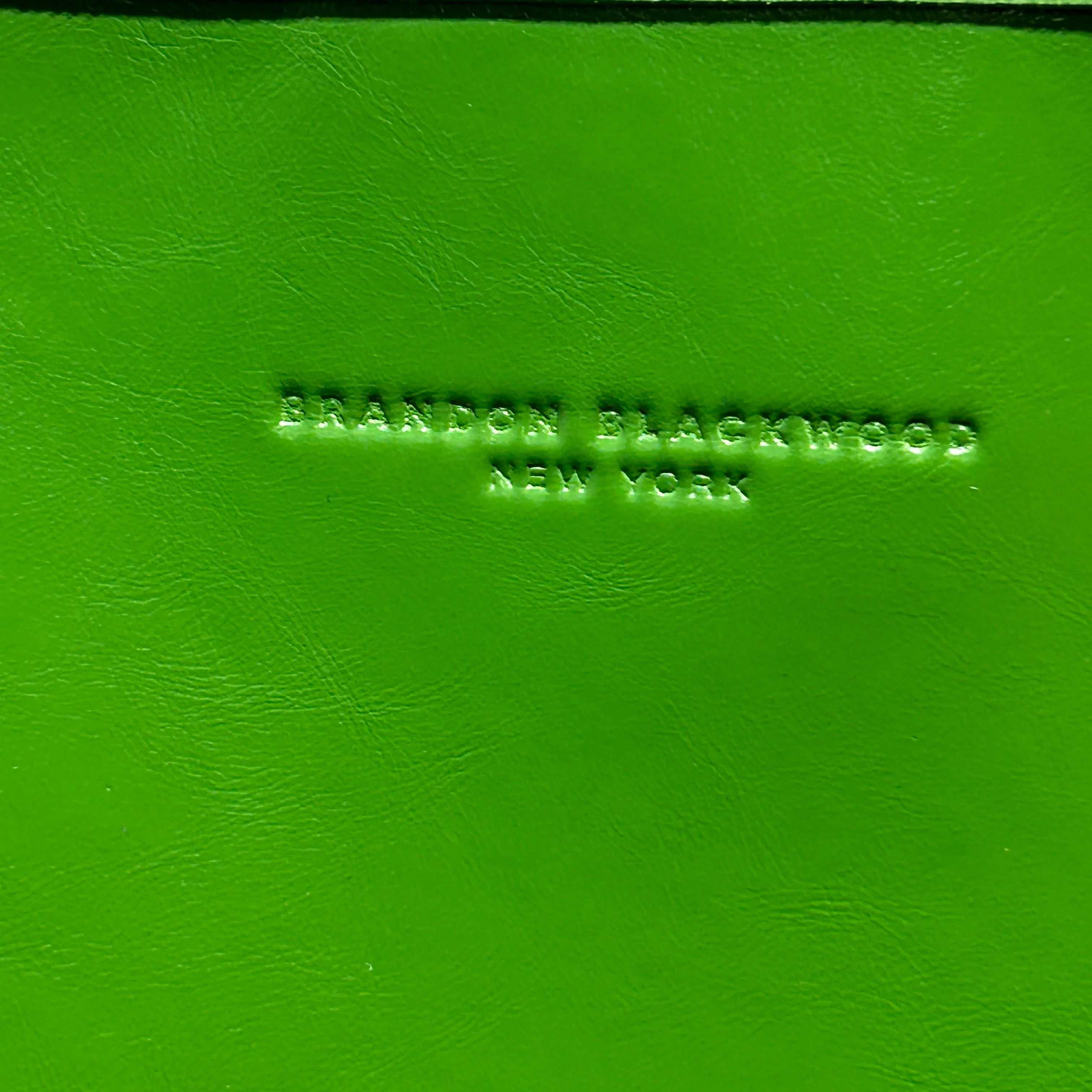 BRANDON BLACKWOOD/Tote Bag/Leather/GRN/