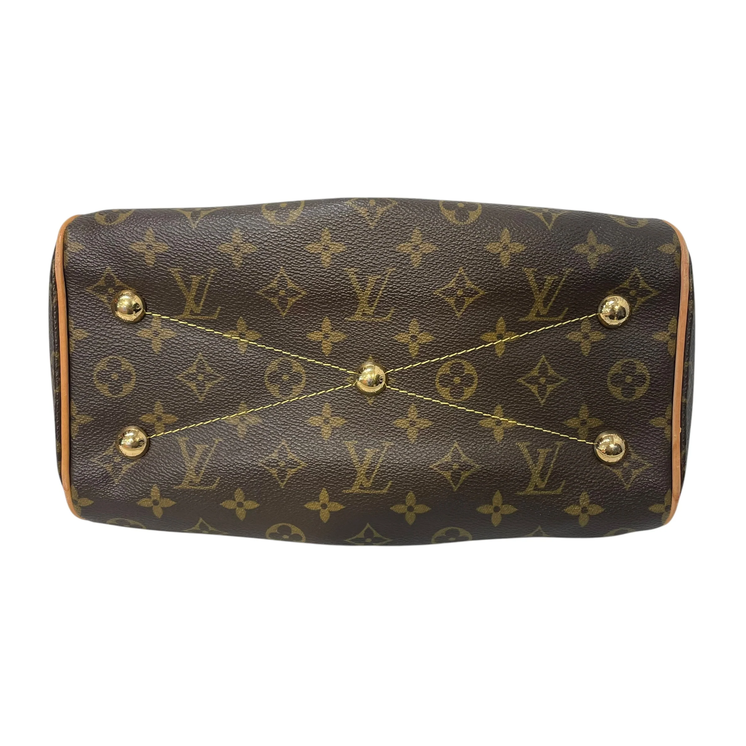 LOUIS VUITTON/Hand Bag/Monogram/Leather/BRW/Tivoli Cloth