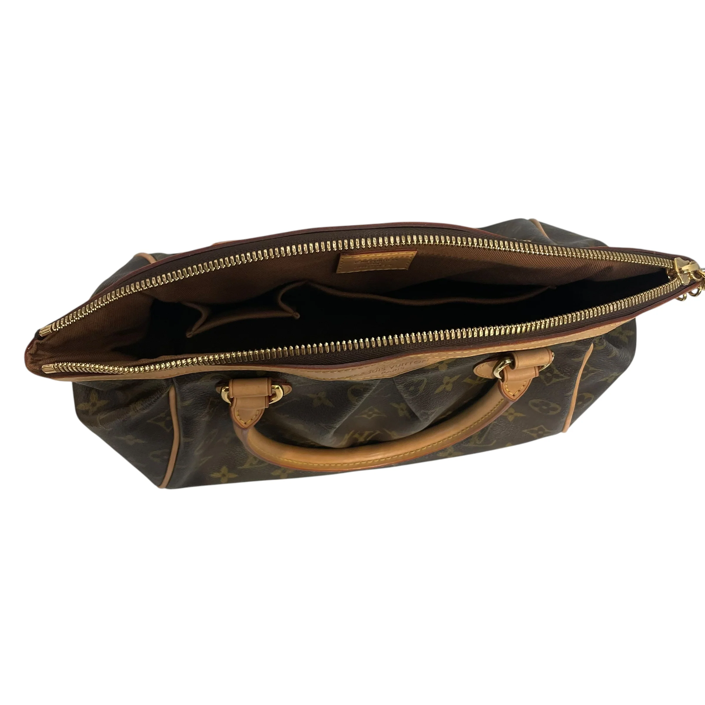 LOUIS VUITTON/Hand Bag/Monogram/Leather/BRW/Tivoli Cloth