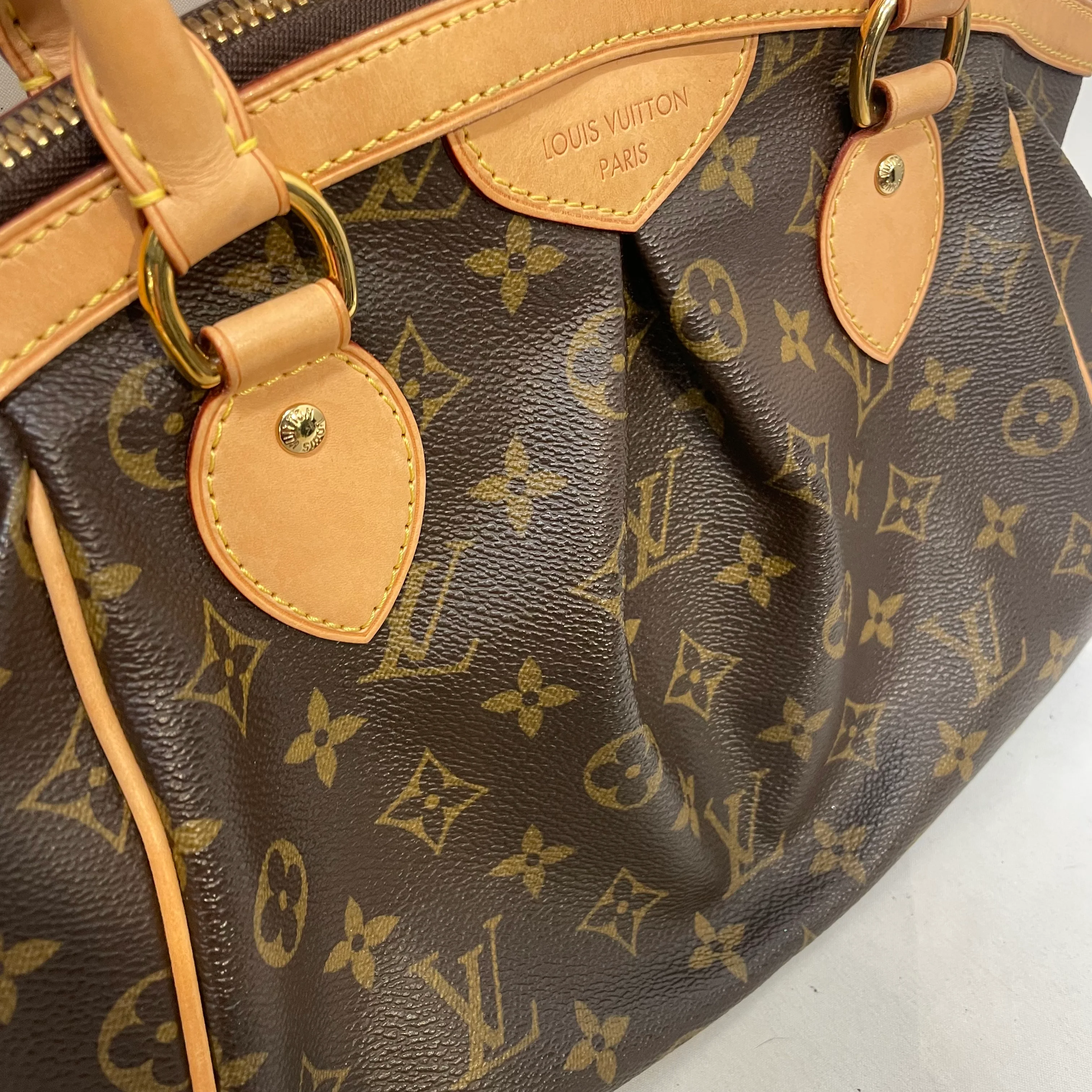 LOUIS VUITTON/Hand Bag/Monogram/Leather/BRW/Tivoli Cloth