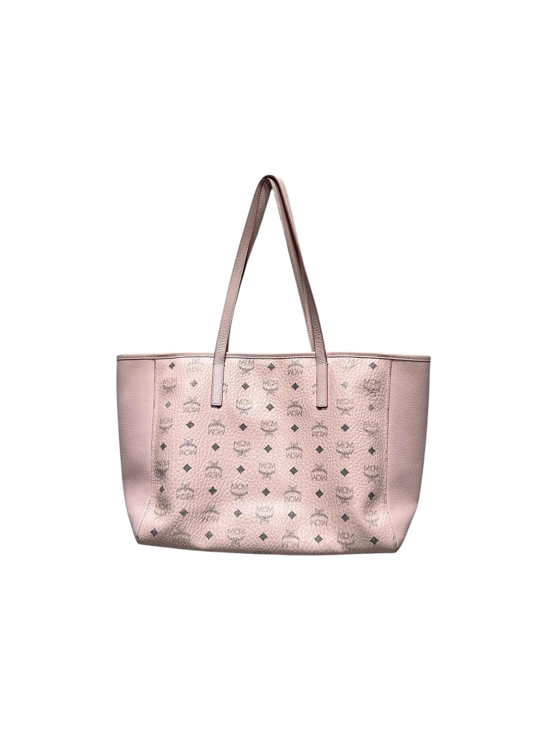 MCM/Tote Bag/Monogram/Leather/PNK/