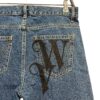 Vivienne Westwood/Pants/30/Cotton/IDG/VW PRINTED TAPERED DENIM