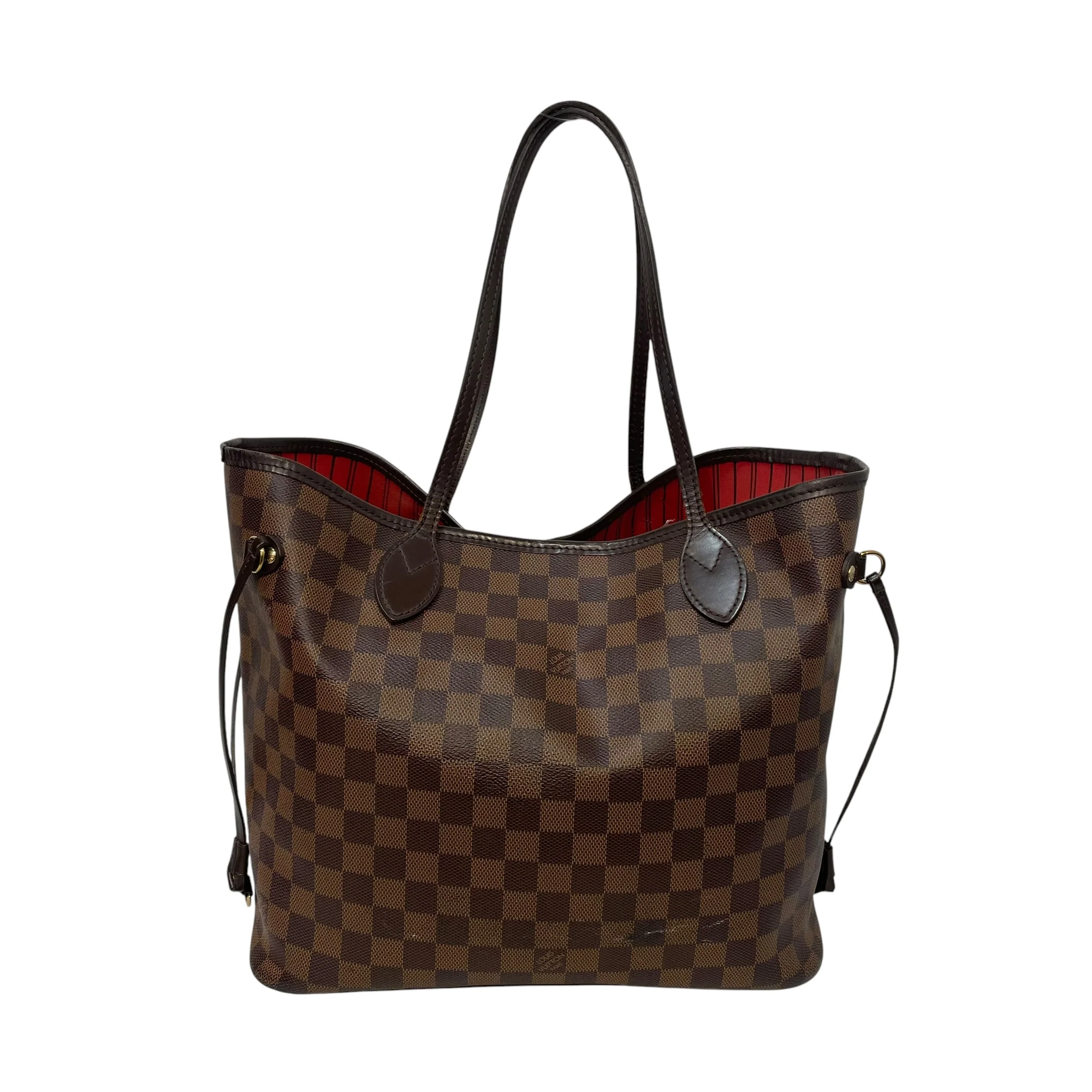 LOUIS VUITTON/Tote Bag/Monogram/Leather/BRW/Damier Ebene MM