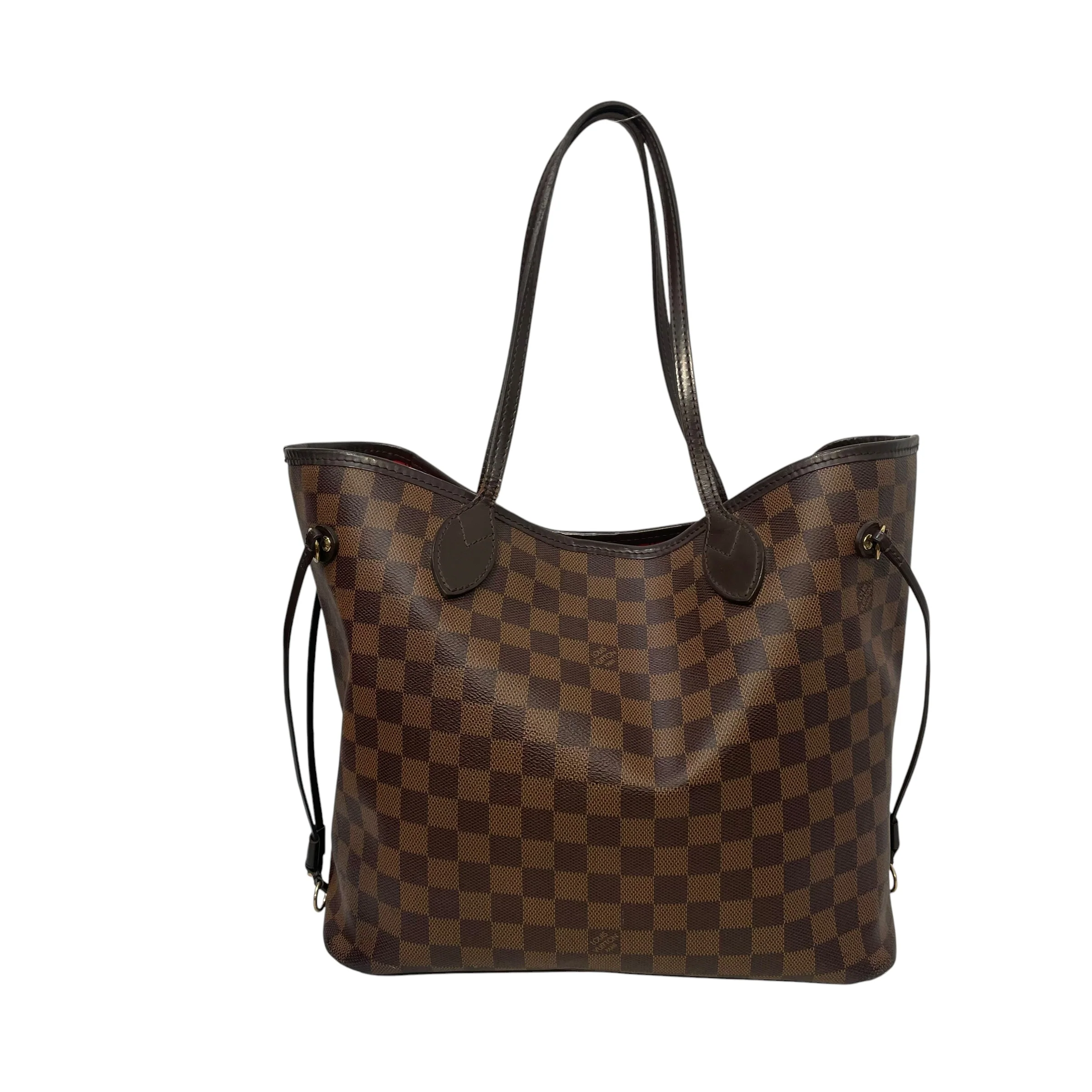 LOUIS VUITTON/Tote Bag/Monogram/Leather/BRW/Damier Ebene MM