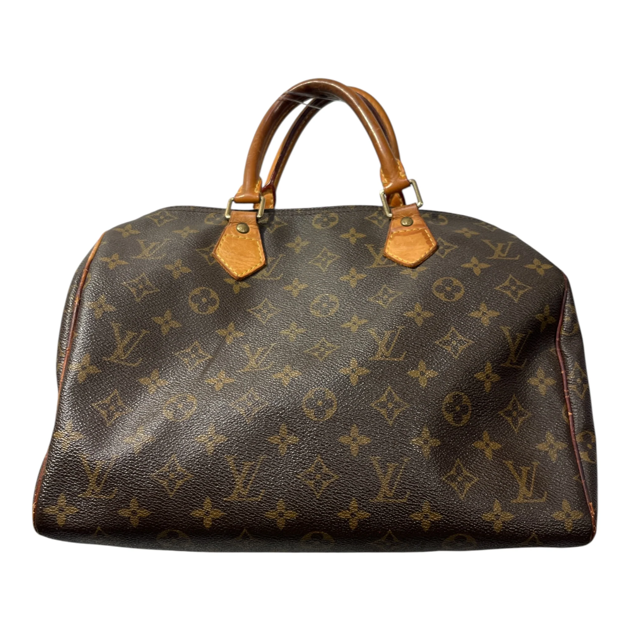 LOUIS VUITTON/Hand Bag/Monogram/Leather/BRW/SPEEDY 30