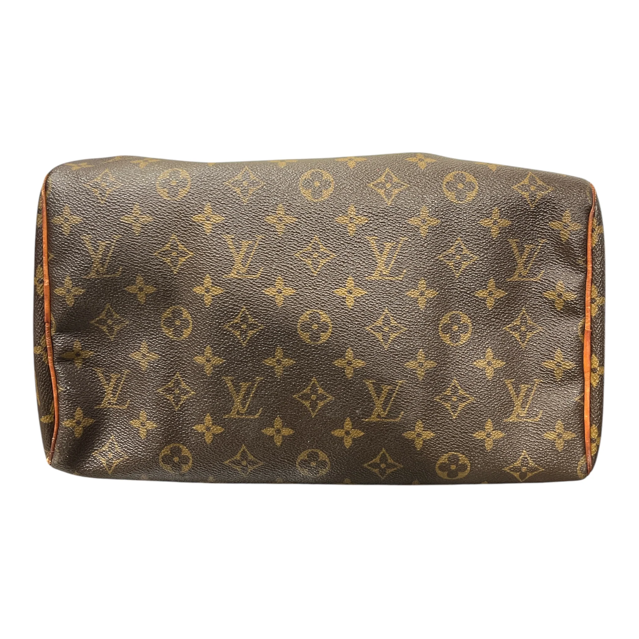 LOUIS VUITTON/Hand Bag/Monogram/Leather/BRW/SPEEDY 30