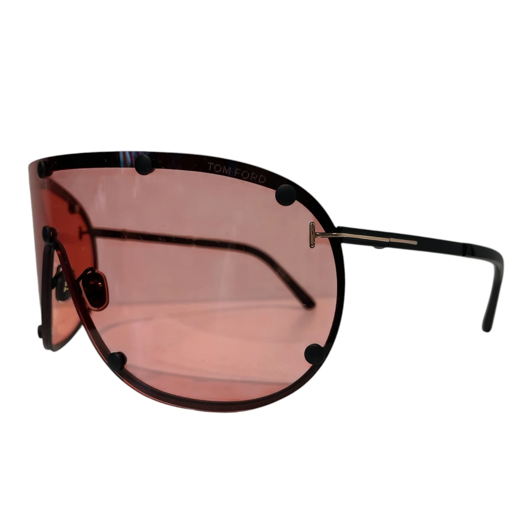 TOM FORD/Sunglasses/Celluloid/RED/KYLER SHIELD SUNGLASSES