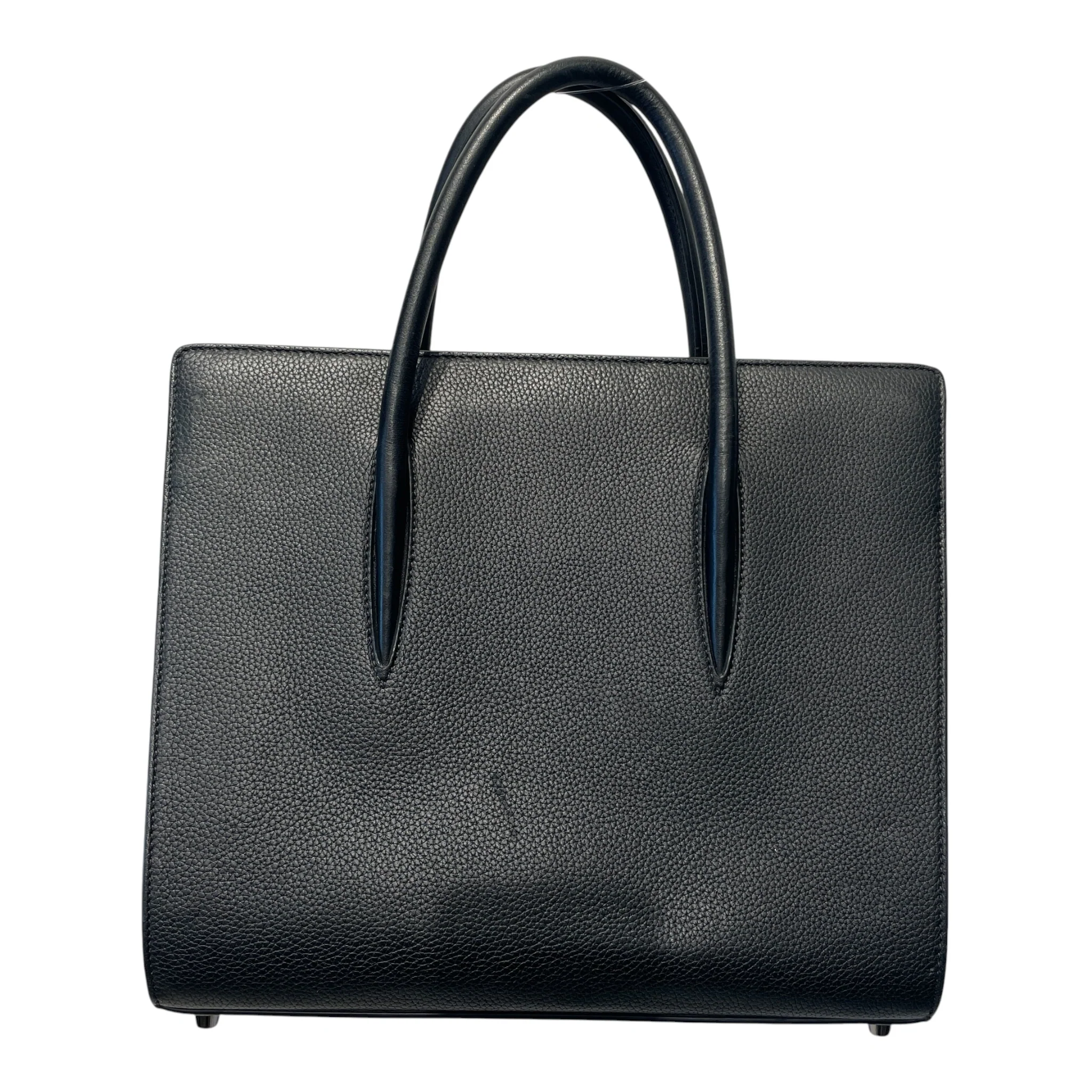 Christian Louboutin/Bag/Leather/BLK/STUDDED PALOMA TOP HANDLE