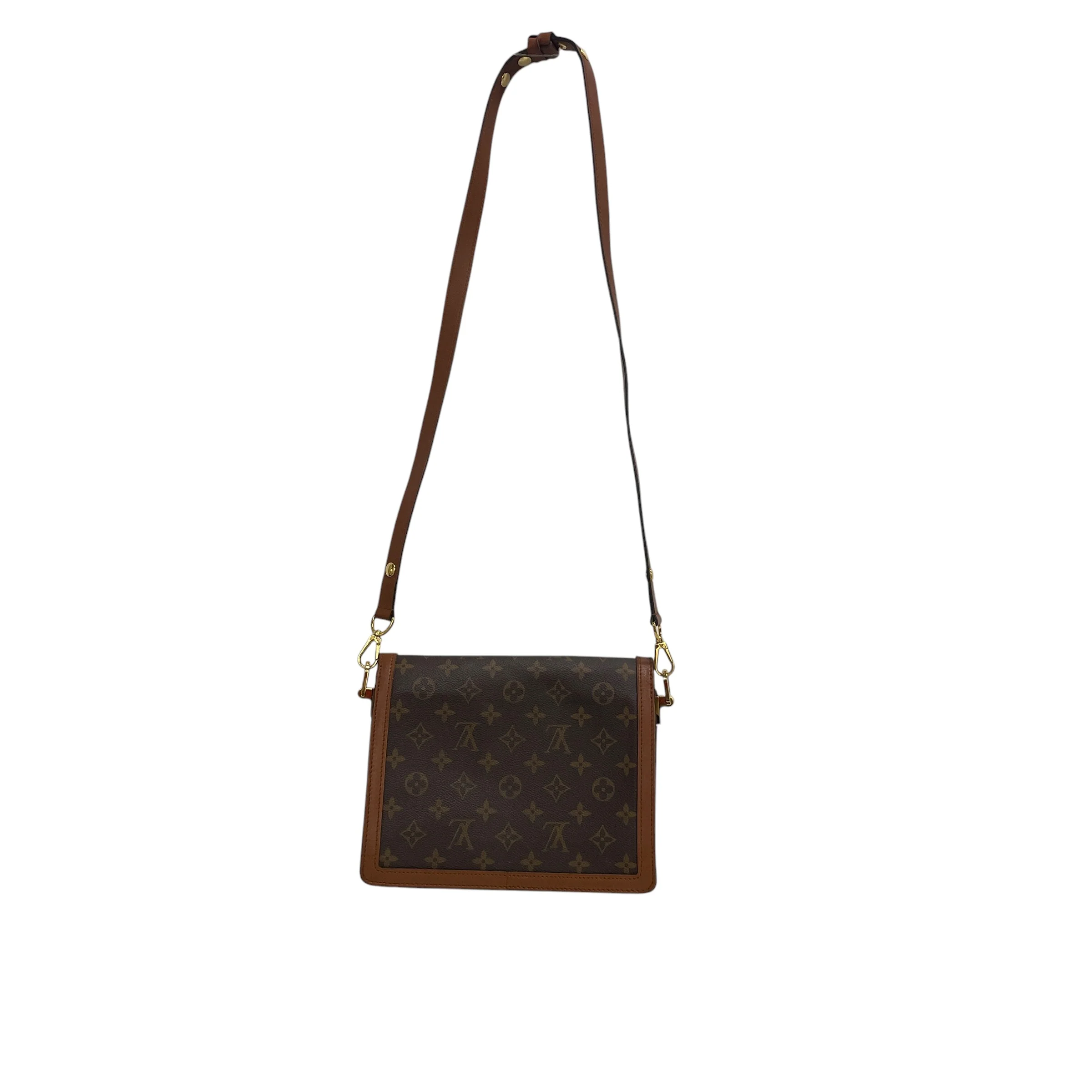 LOUIS VUITTON/Cross Body Bag/Monogram/Leather/BRW/REVERSE MONOGRAM/ 8KJBBRW