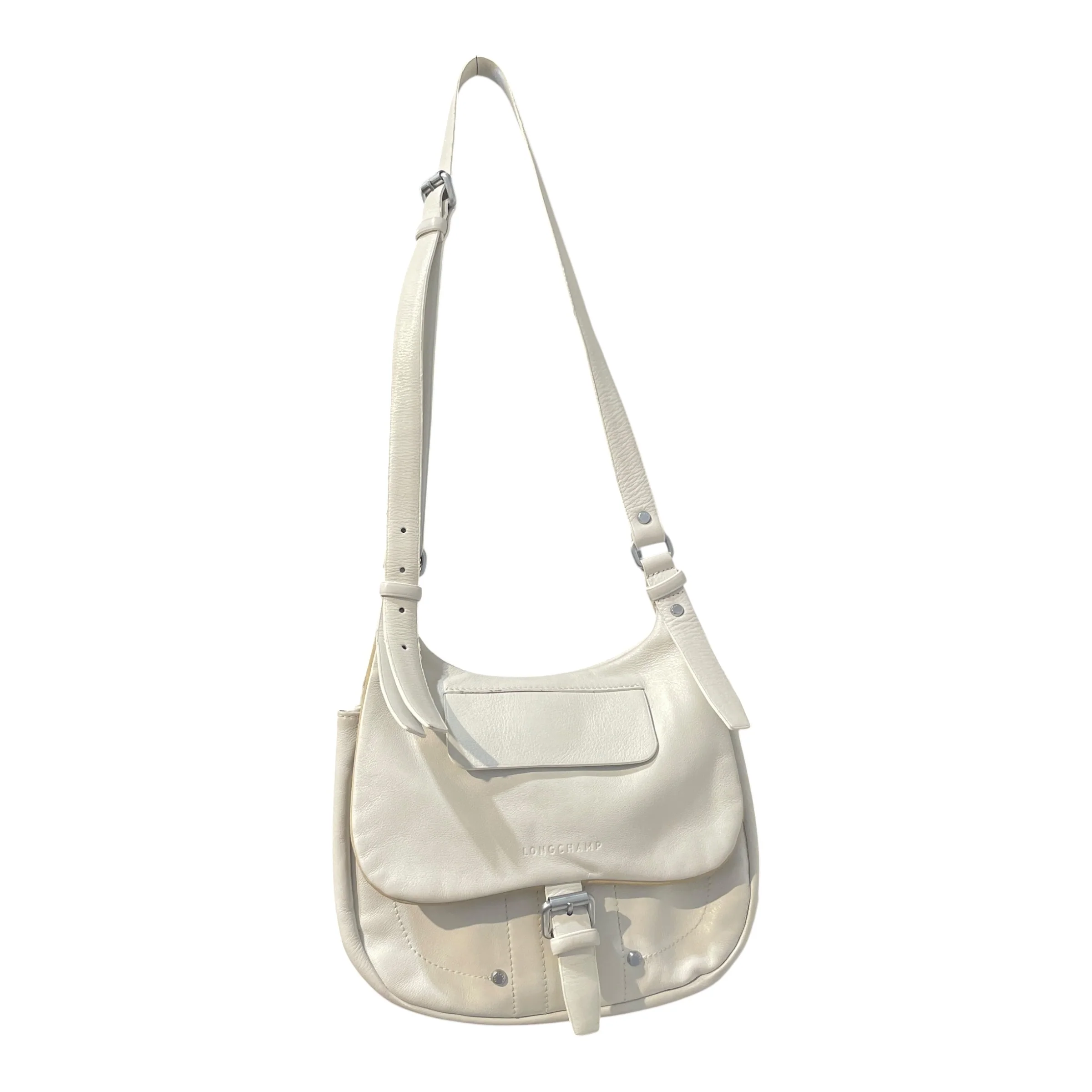 LONGCHAMP/Bag/Leather/WHT/Balzan Leather Shoulder bag