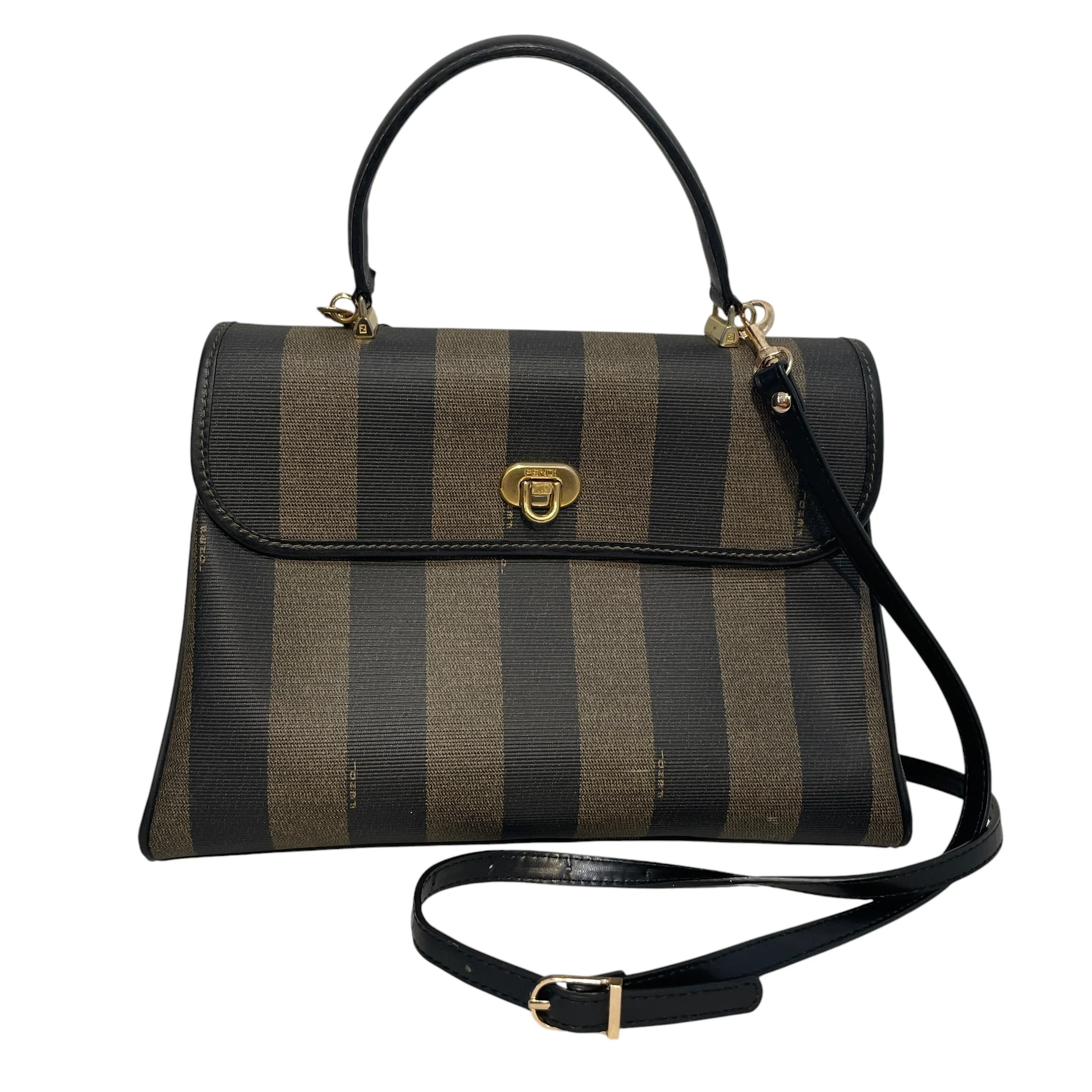 FENDI/Bag/Stripe/Leather/MLT/Pquin Top handle bag