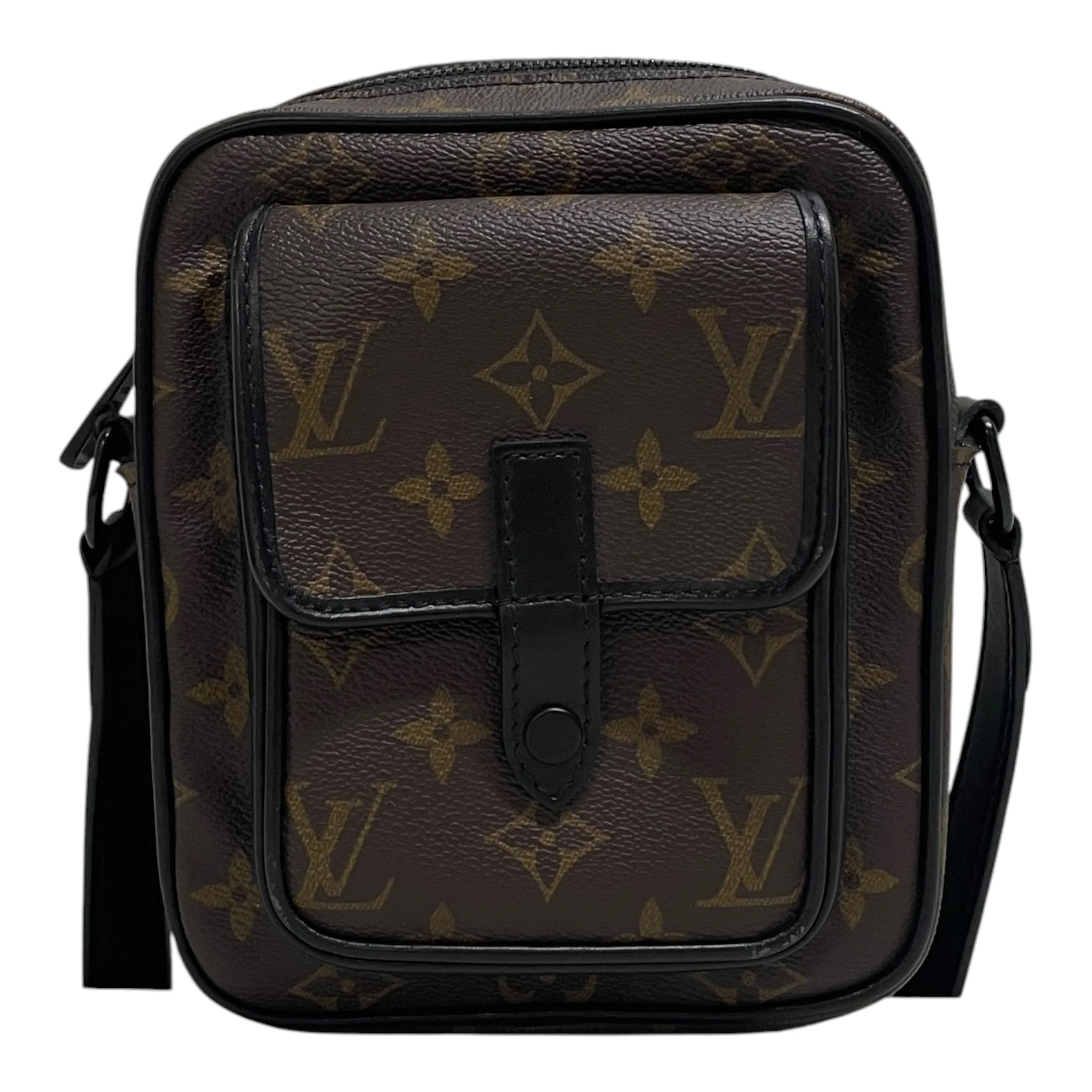 LOUIS VUITTON/Cross Body Bag/Monogram/Leather/BRW/WEARABLE WALLET