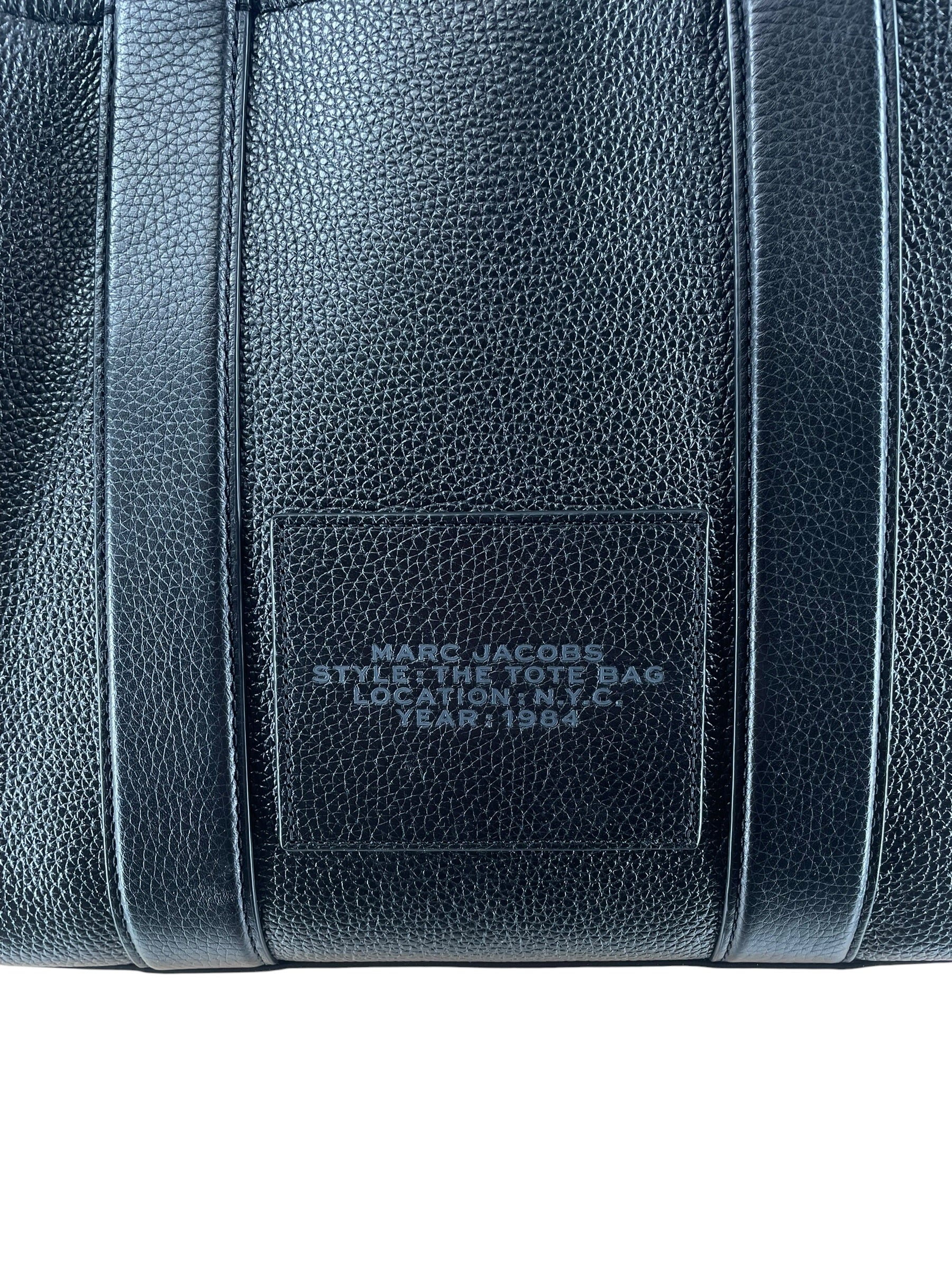 1570-marc-jacobs-tote-bag-leather-blk-black-leather-tote-bag-4.jpg MARC JACOBS/Tote Bag/Leather/BLK/BLACK LEATHER TOTE BAG