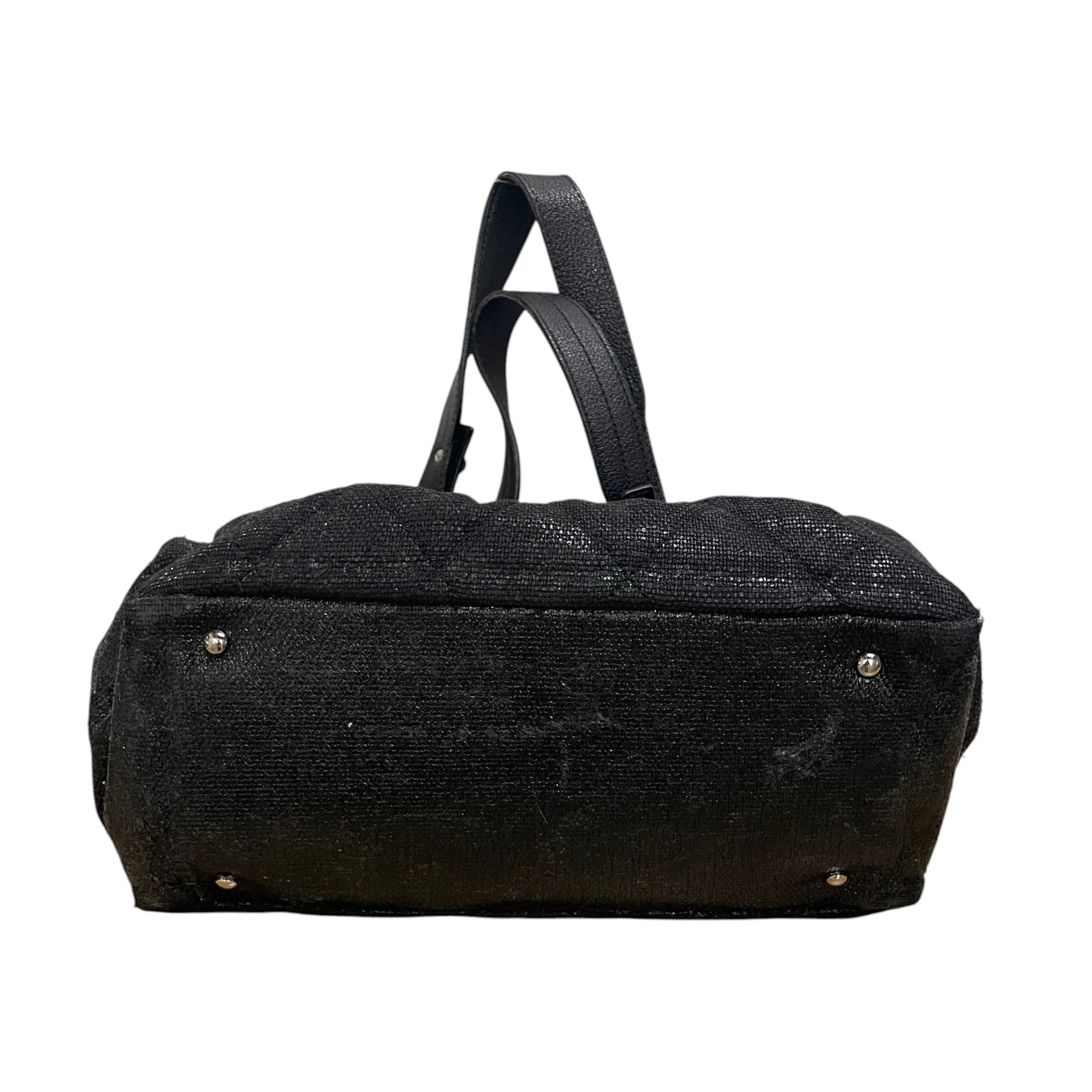 CHANEL/Hand Bag/BLK/XL PARIS-BIARRITZ/ SLV HARDWAR