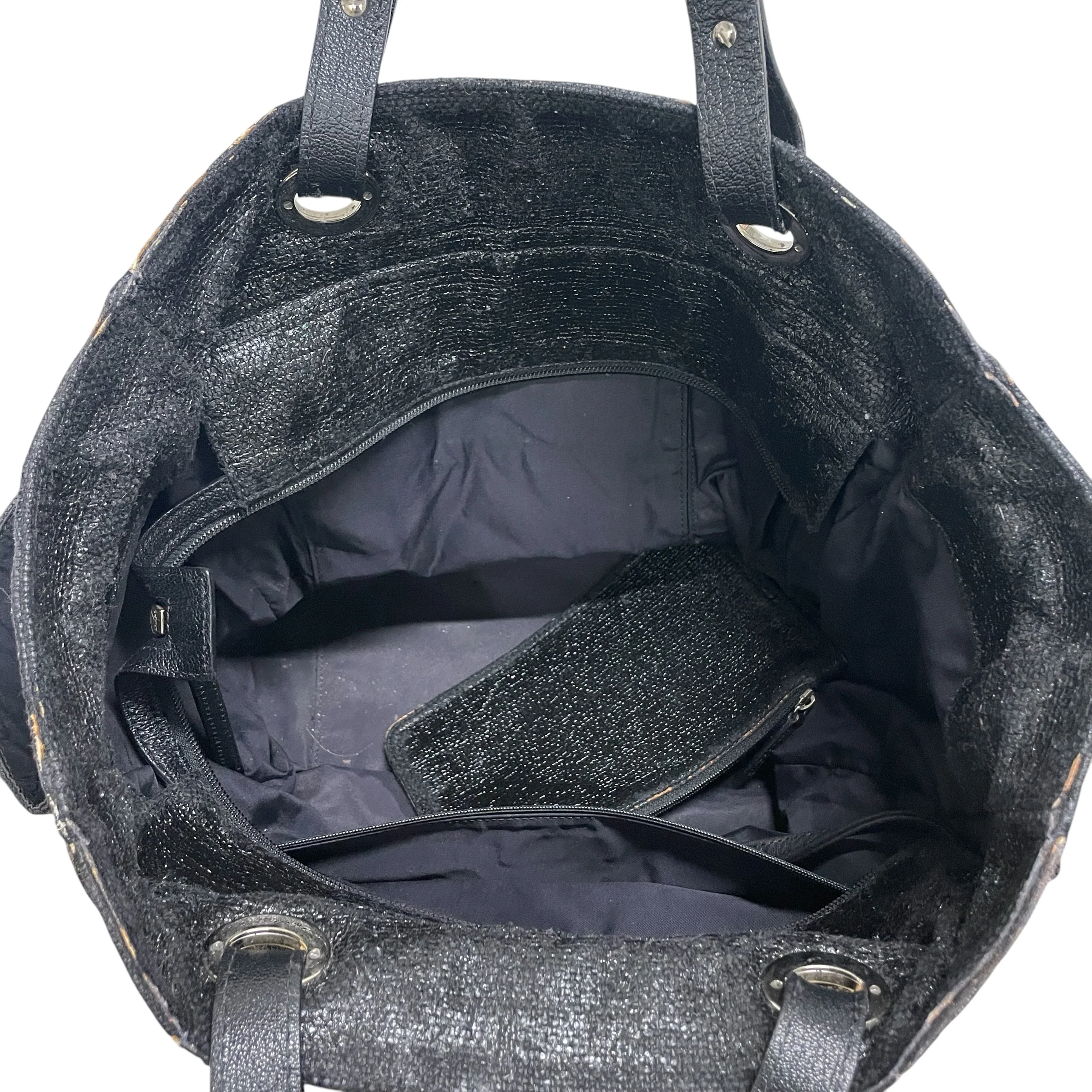 CHANEL/Hand Bag/BLK/XL PARIS-BIARRITZ/ SLV HARDWAR