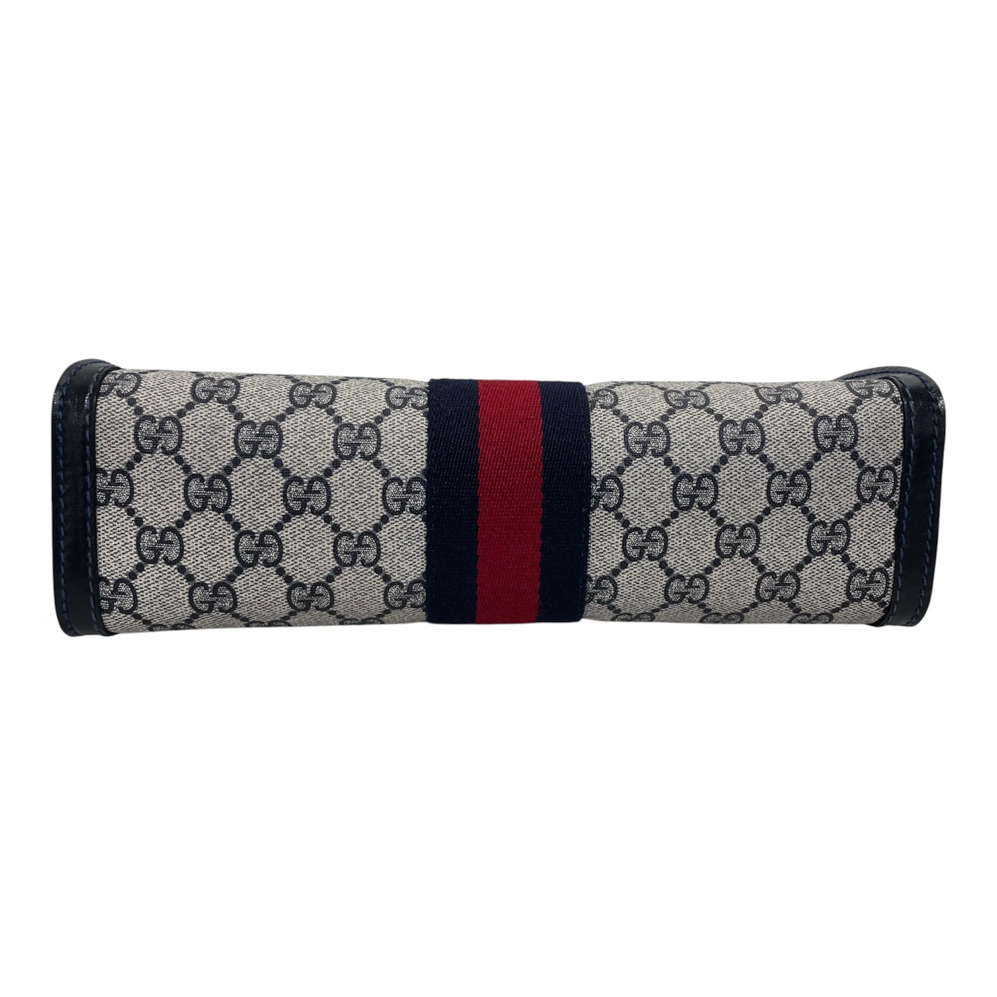 GUCCI/Pouch/Monogram/Leather/NVY/Vintage Ophidia Sherry Line