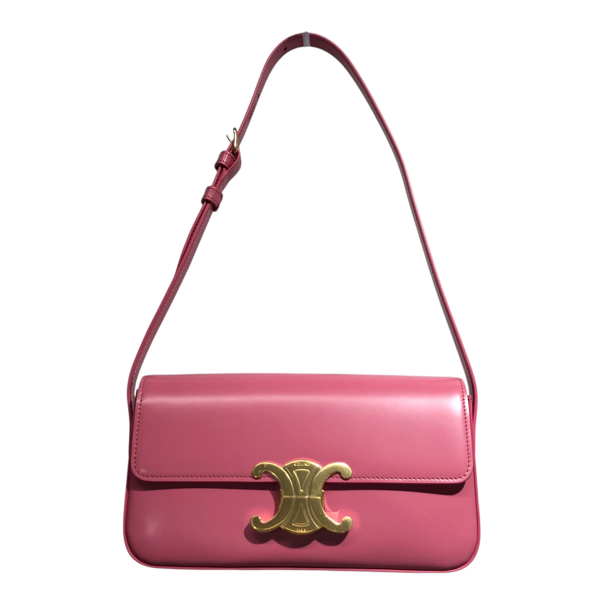 CELINE/Hand Bag/Leather/PNK/