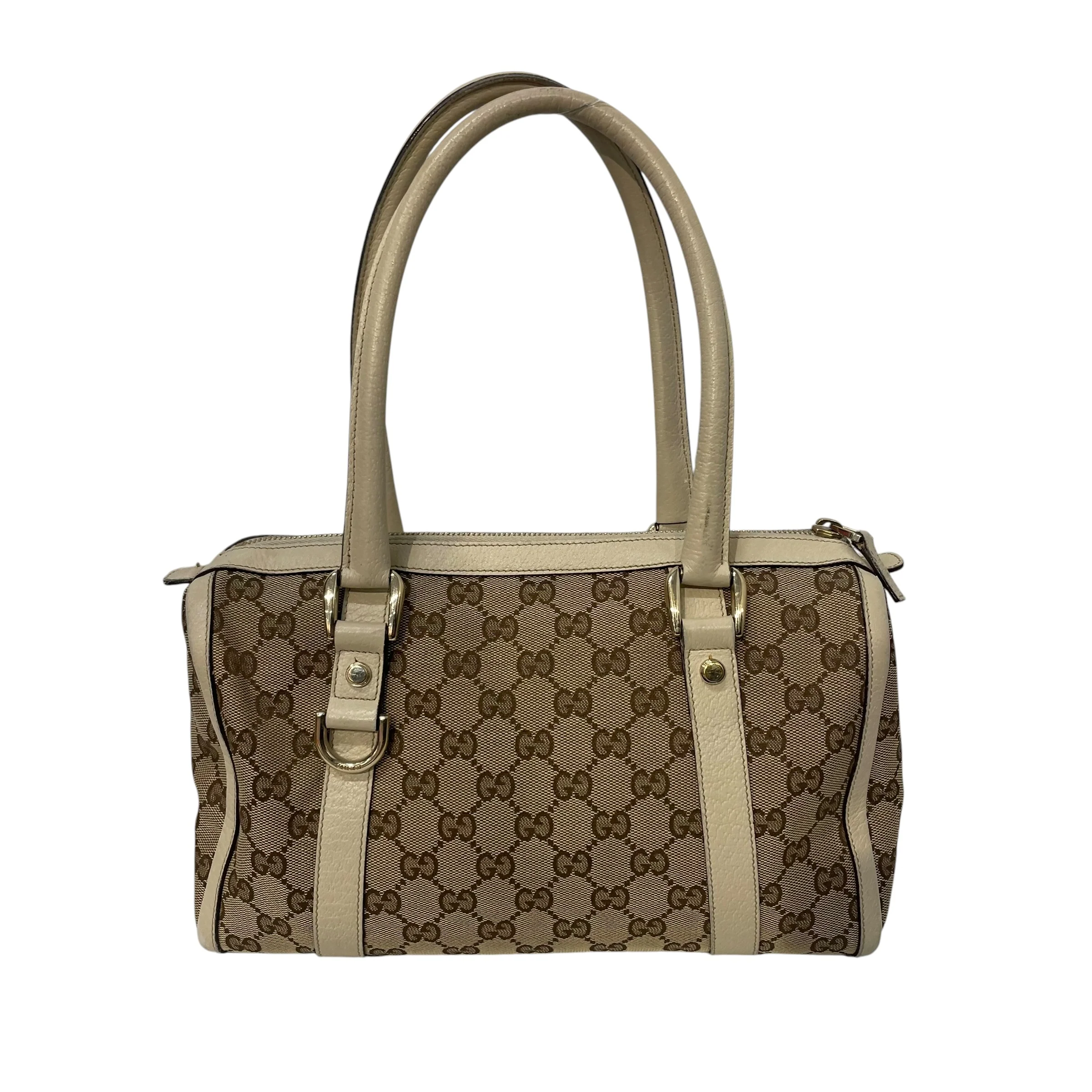 GUCCI/Hand Bag/Monogram/CRM/GG canvas  abbey boston bag