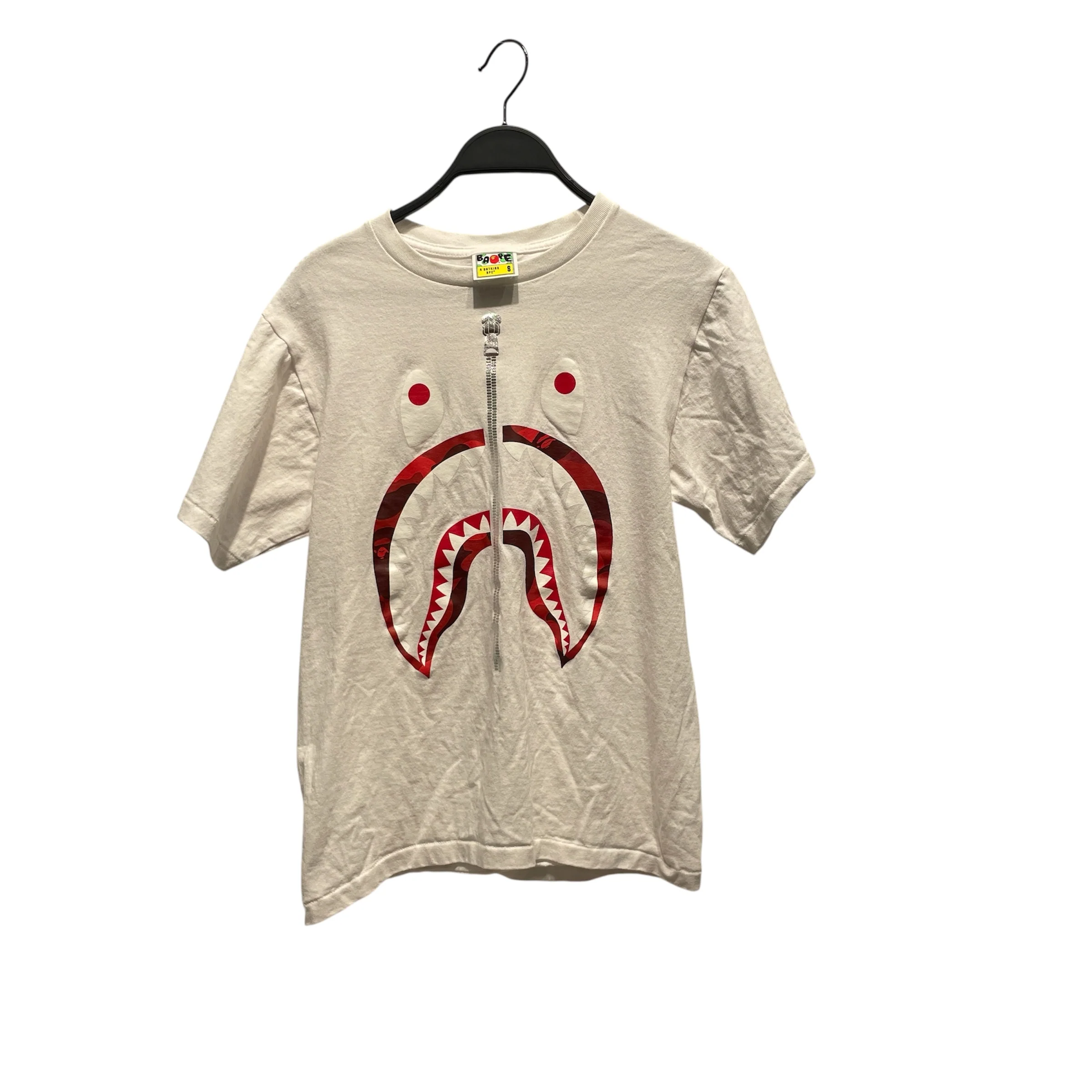 A BATHING APE/T-Shirt/S/Cotton/WHT/