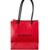 BALENCIAGA/Bag/Leather/RED/MINI TOTE SHOPPING BAG