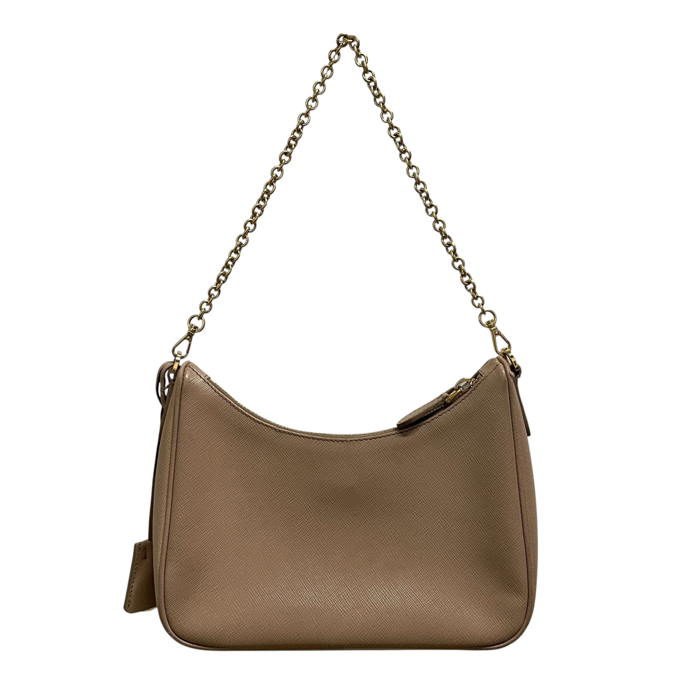 PRADA/Hand Bag/Leather/BEG/6JXHJQW