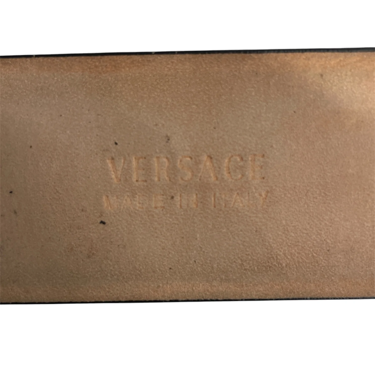 VERSACE/Belt/Leather/BLK/Medusa Buckle Belt