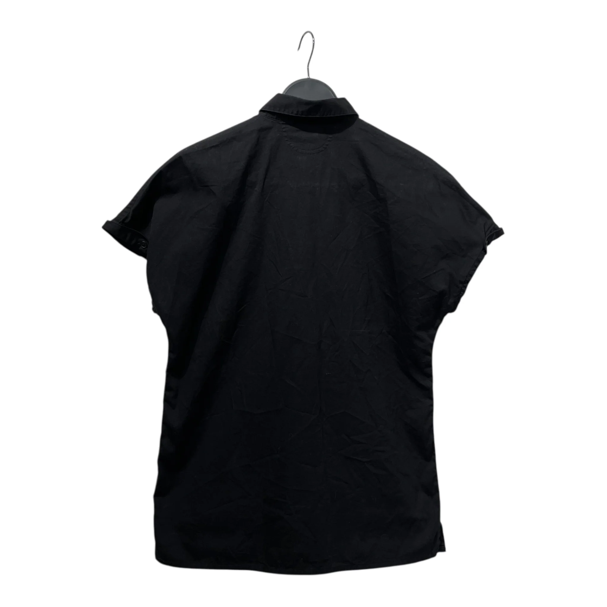 Helmut Lang/Shirt/S/Cotton/BLK/BAGGY TAPERED CUT