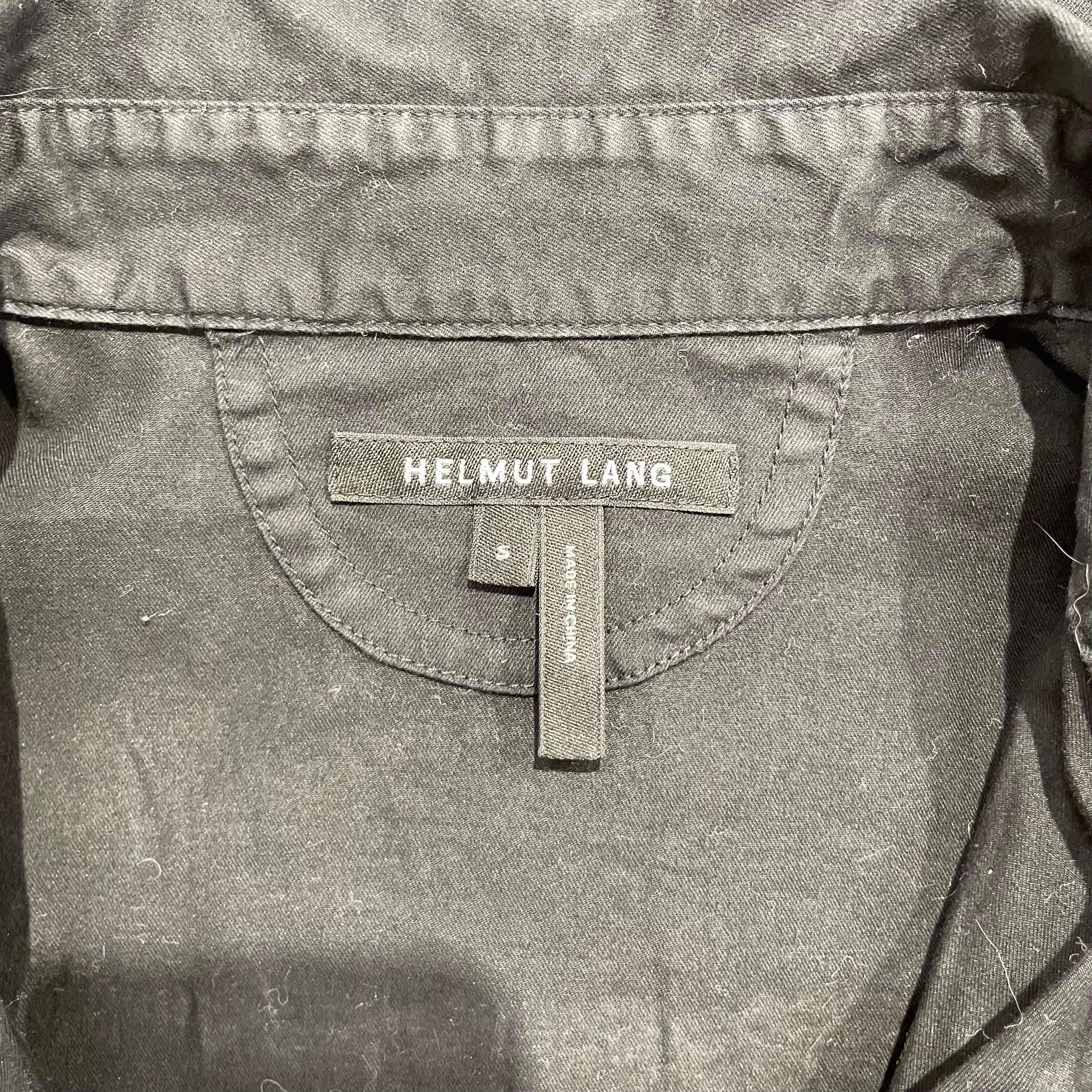 Helmut Lang/Shirt/S/Cotton/BLK/BAGGY TAPERED CUT
