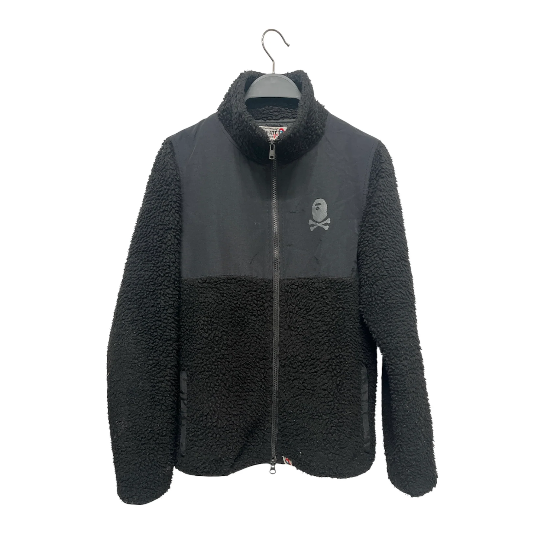 162-a-bathing-ape-fleece-jkt-s-cotton-blk-pirate-fleece-1.webp A BATHING APE/Fleece Jkt/S/Cotton/BLK/PIRATE FLEECE