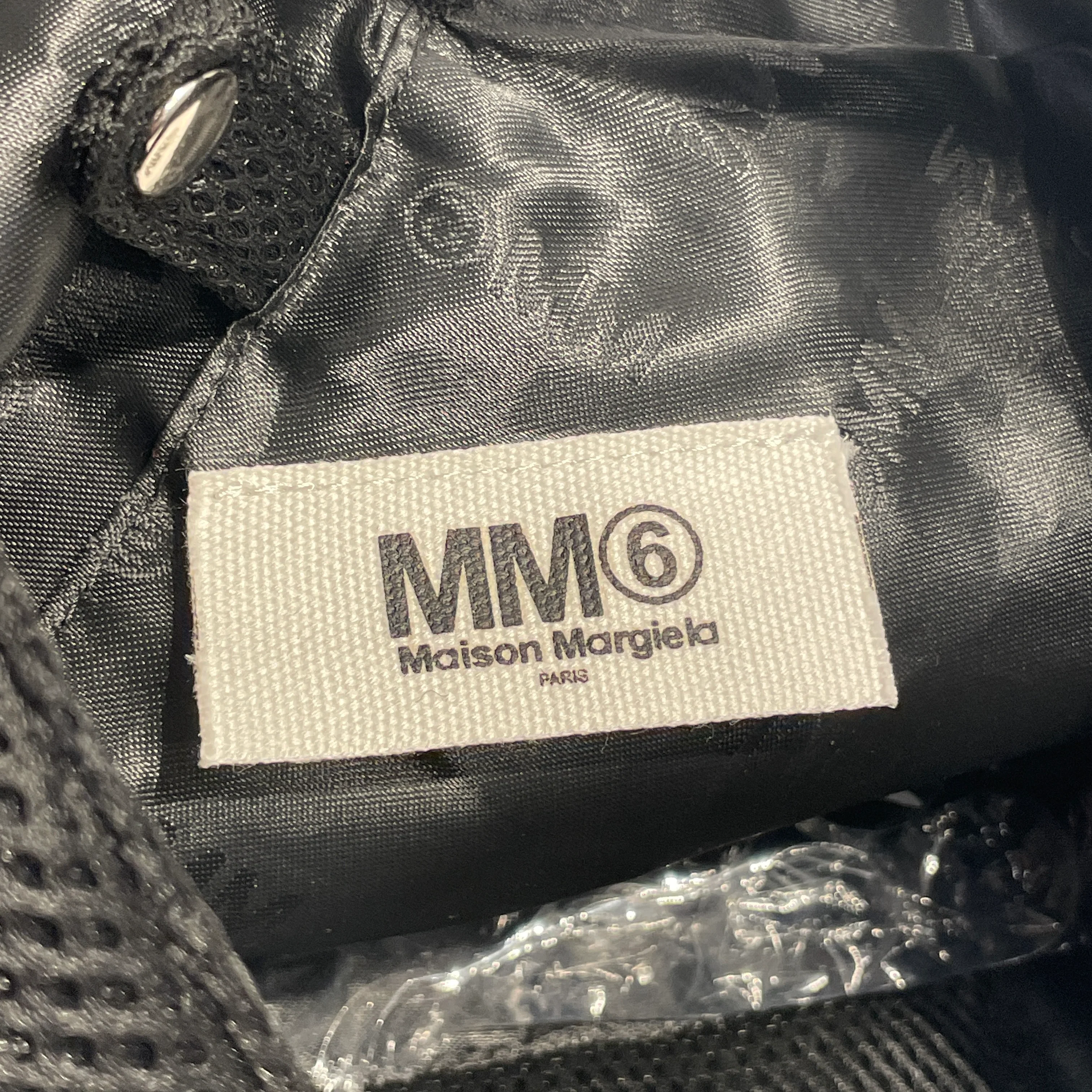 Maison Margiela/Tote Bag/Nylon/BLK/MESH BAG
