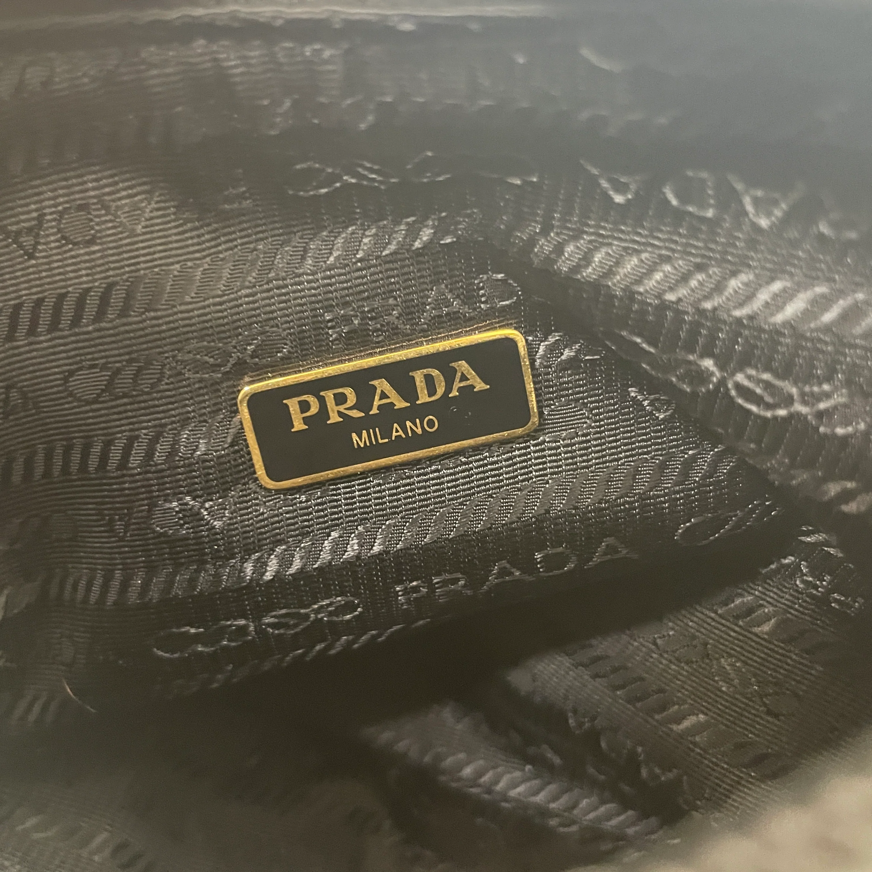PRADA/Bag/Nylon/BLK/tessuto small