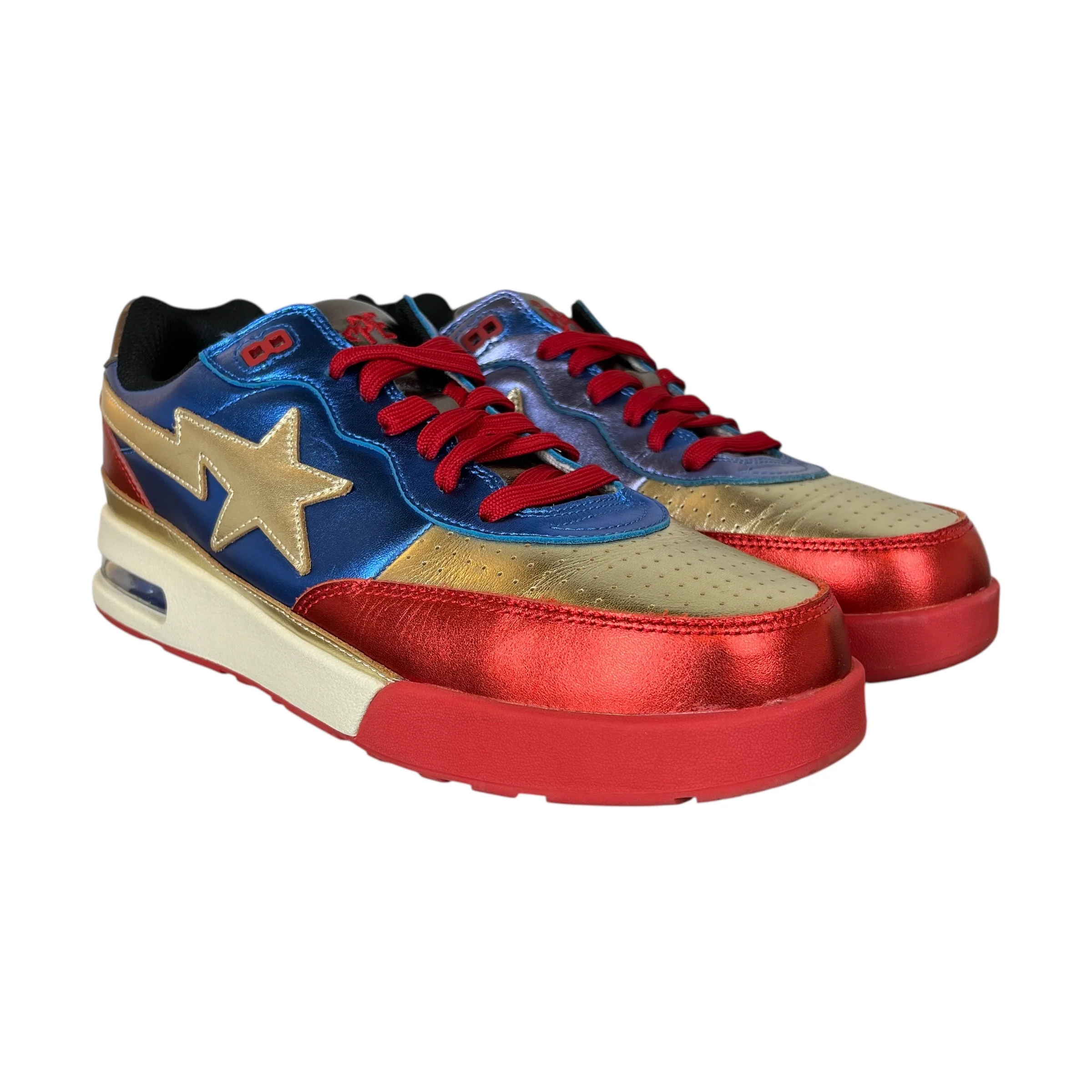 BAPE STA!/Low-Sneakers/US 9.5/BLU/Roadsta