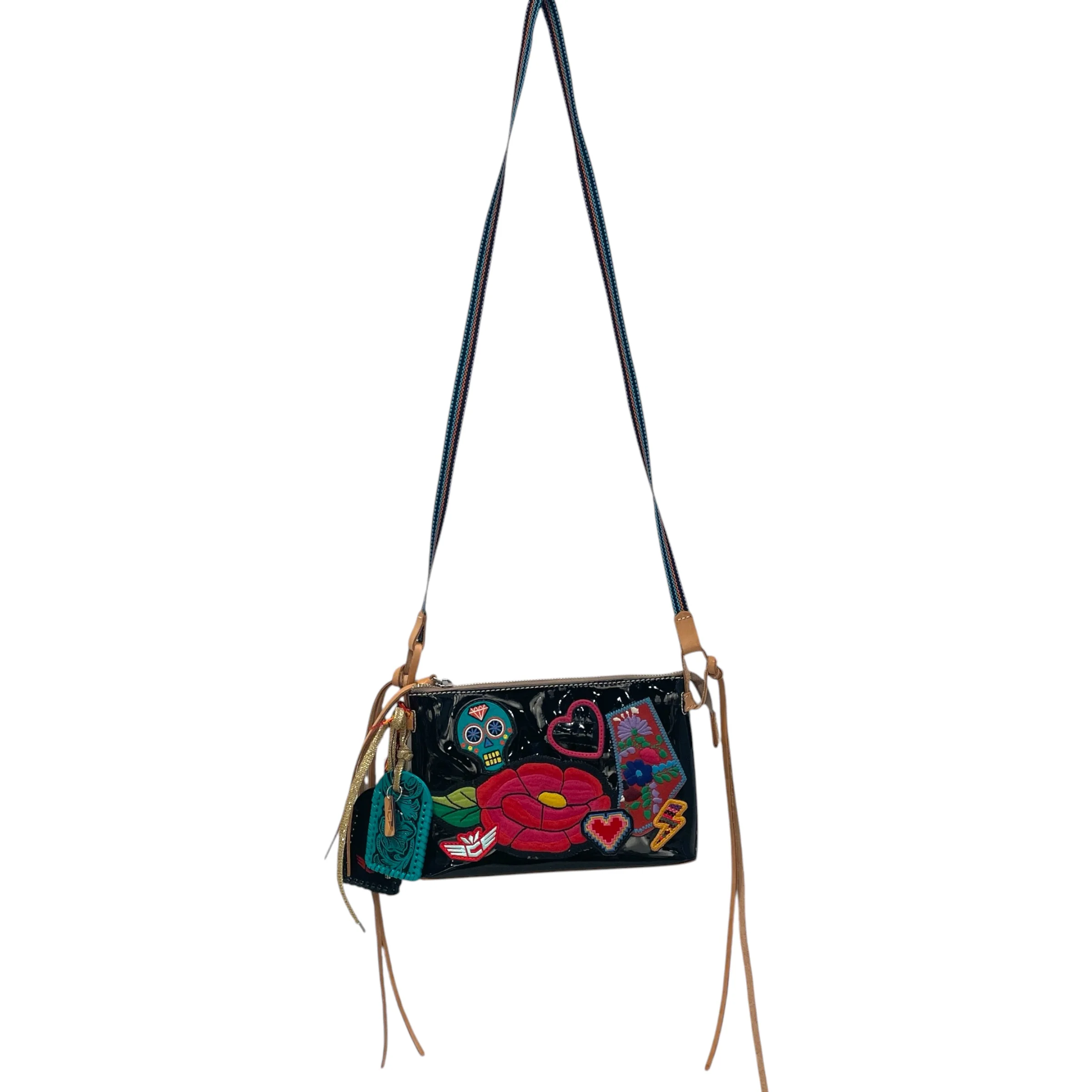 Consuela/Cross Body Bag/Floral Pattern/Leather/PNK/Poppy Downtown