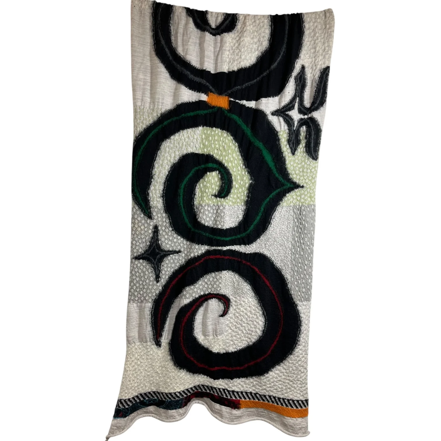 KAPITAL/Scarf/All Over Print/Wool/MLT/stars and swirls