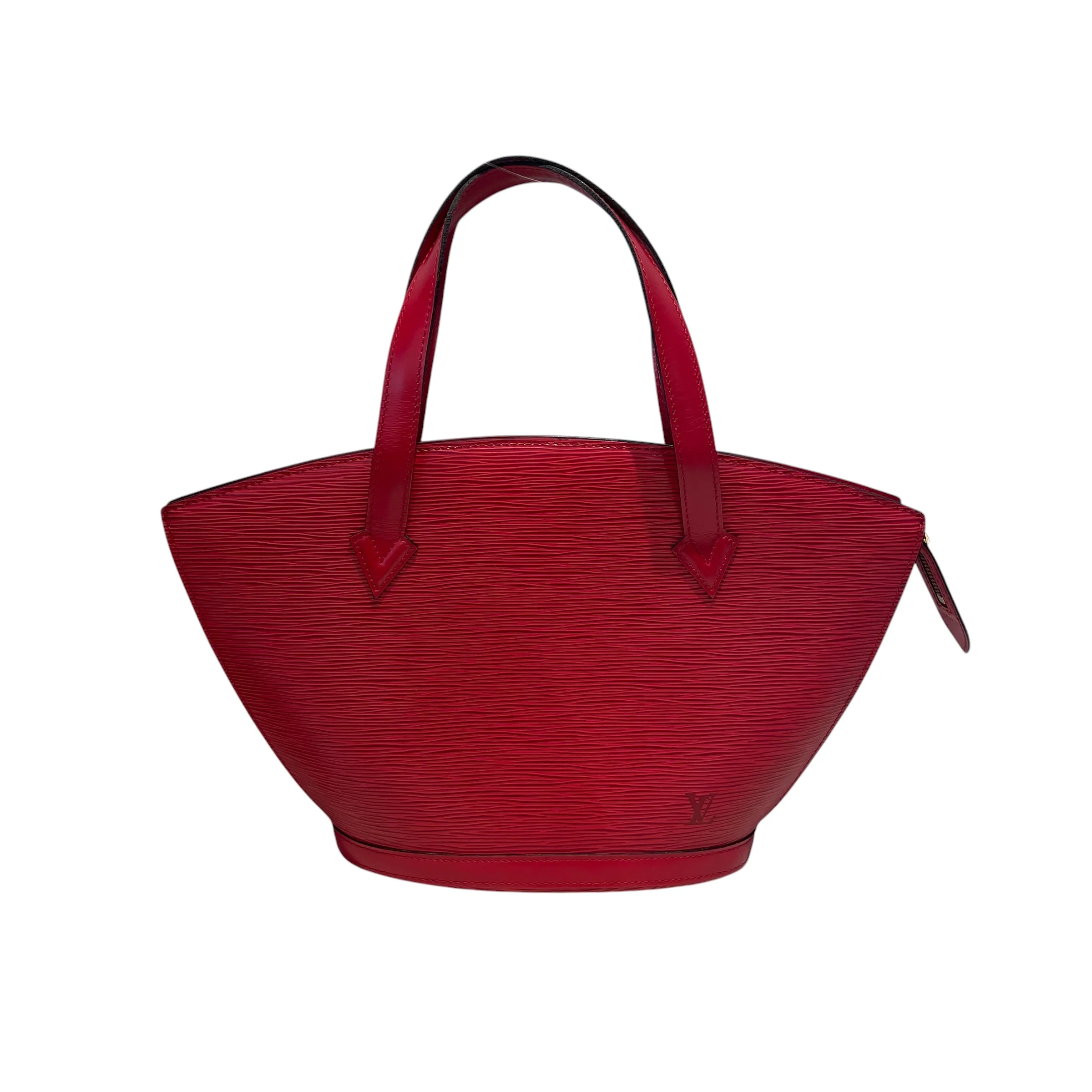 LOUIS VUITTON/Hand Bag/Leather/RED/St Jacques PM