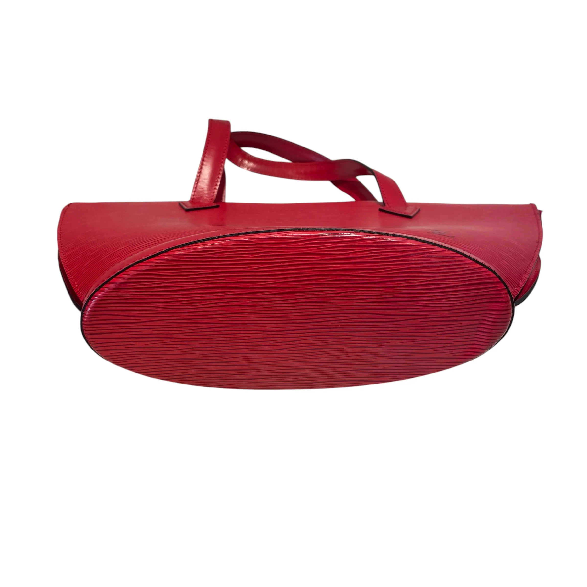 LOUIS VUITTON/Hand Bag/Leather/RED/St Jacques PM
