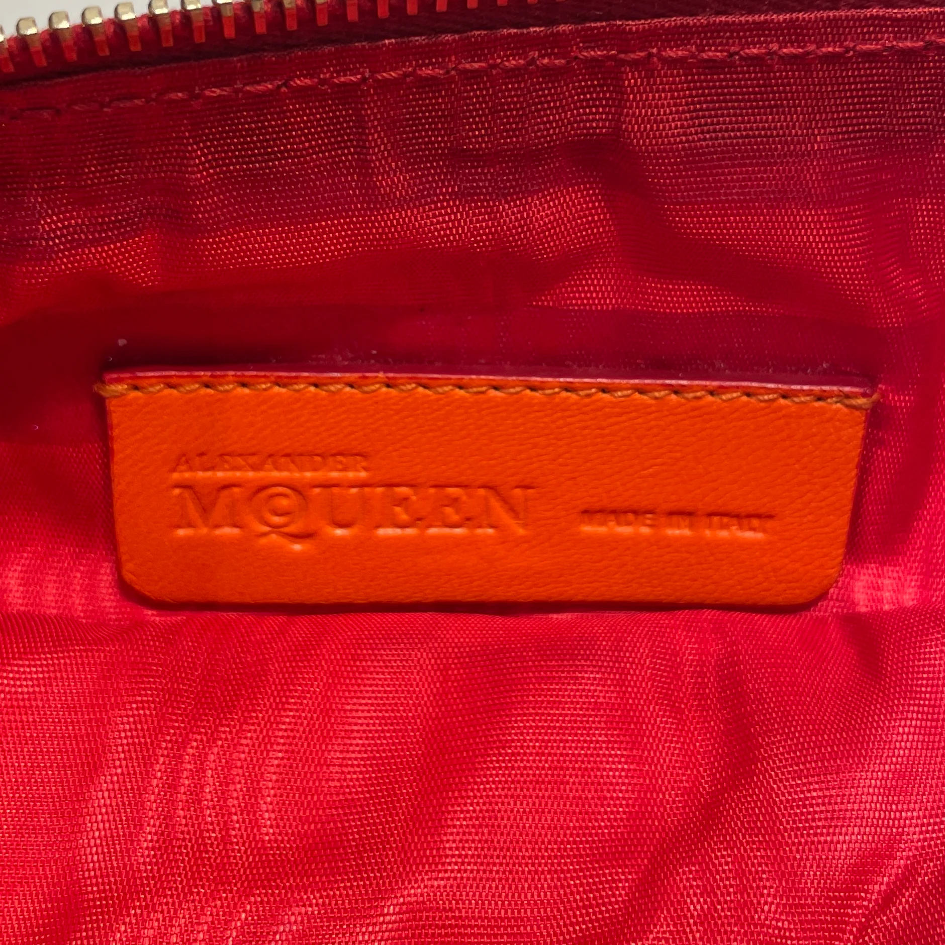 Alexander McQueen/Pouch/Leather/ORN/CLUTCH POUCH