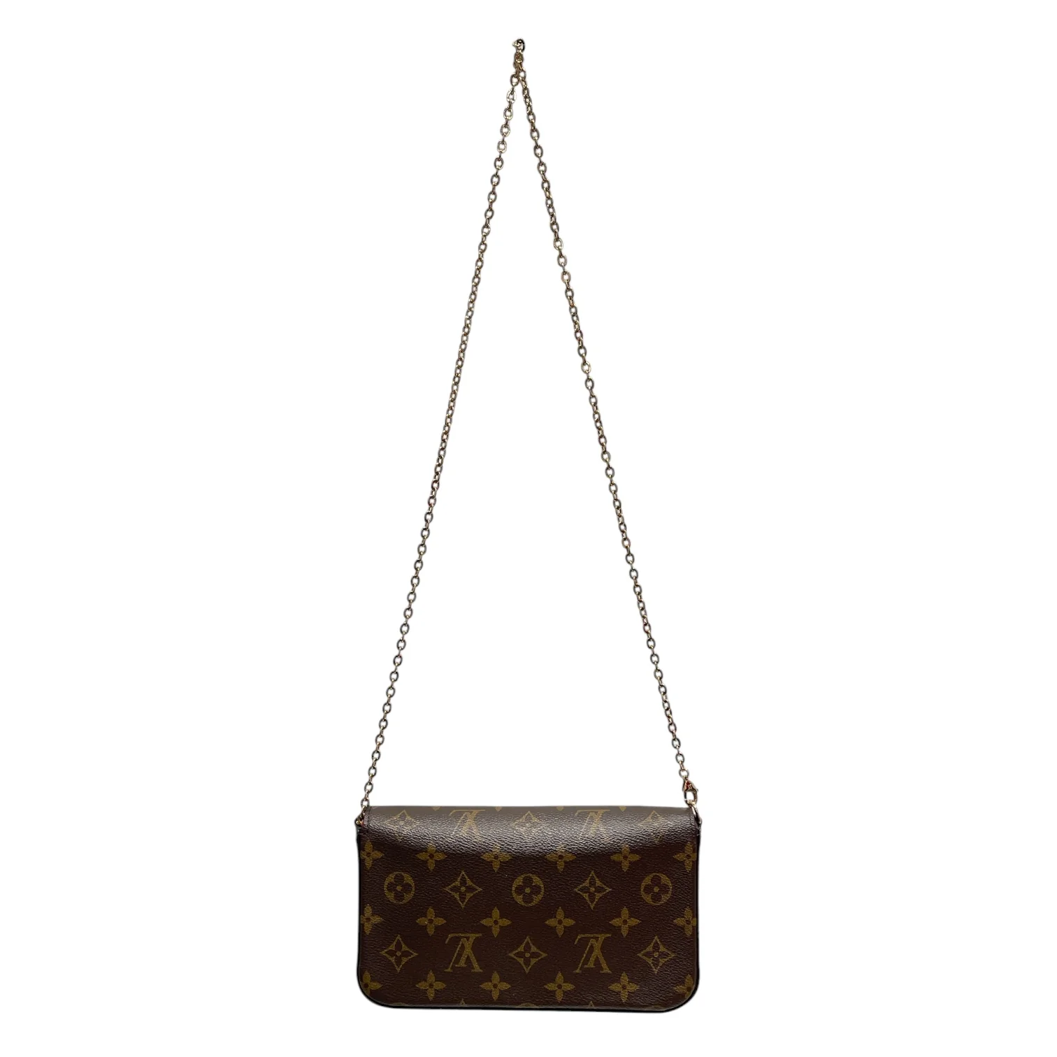 LOUIS VUITTON/Hand Bag/Monogram/Leather/BRW/FELICIE POCHETTE