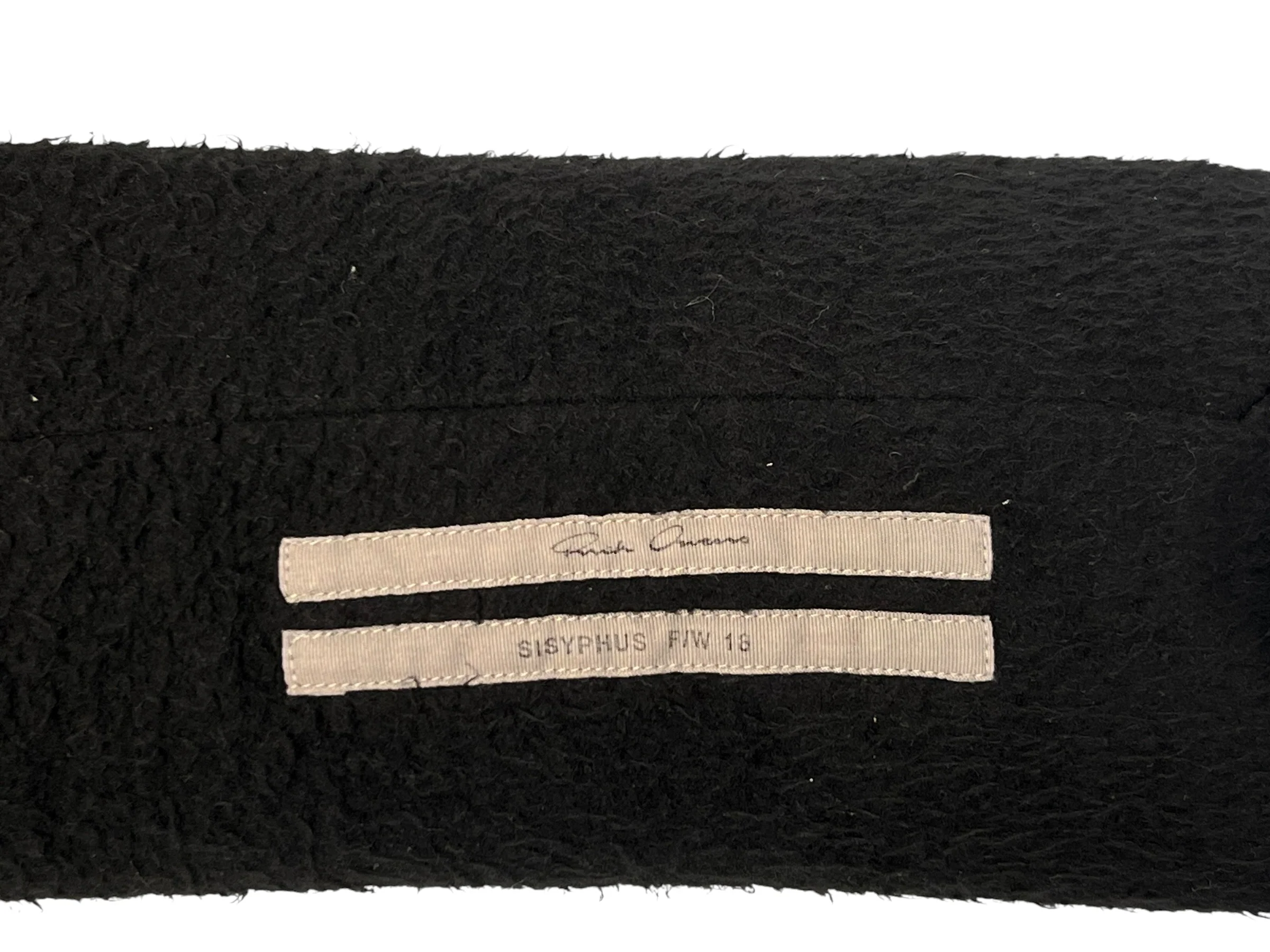 Rick Owens/Scarf/Cotton/BLK/SS18 SISYPHUS